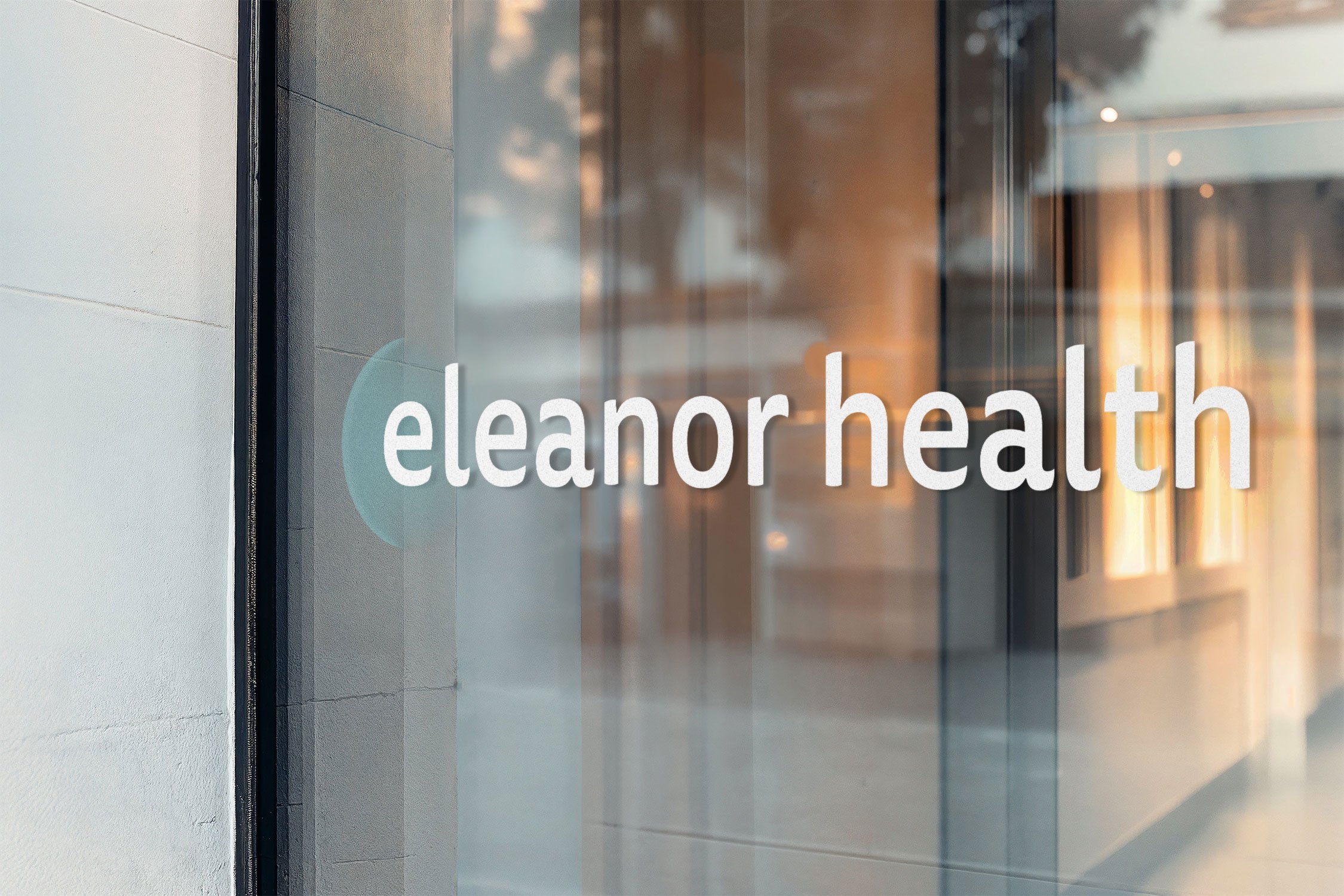 Eleanor Health logo on window