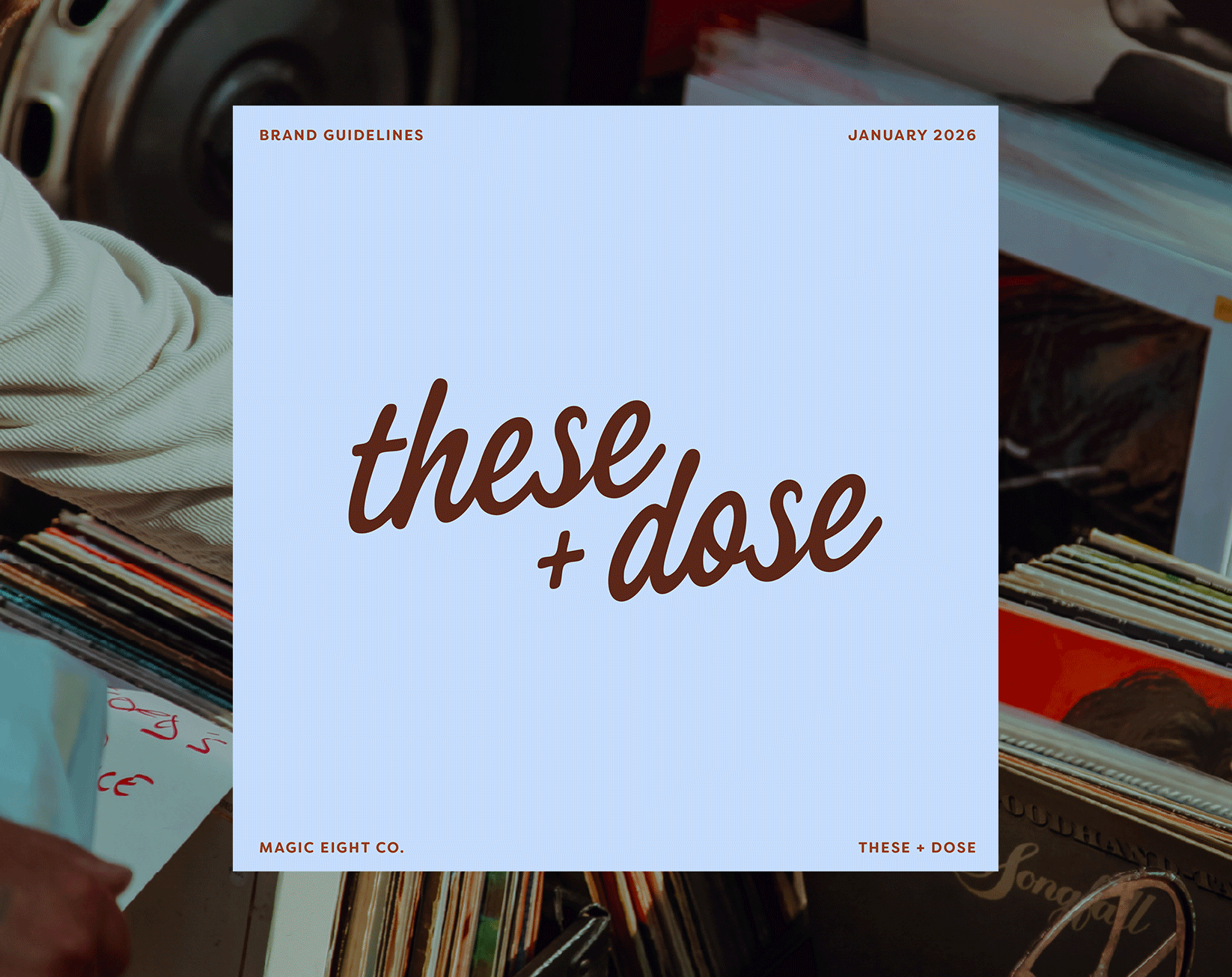 Brand Guidelines for 'these + dose' Chicago