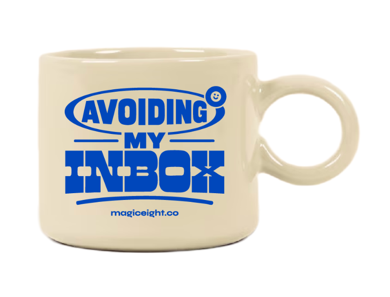 Avoiding My Inbox Ceramic Loop Mug (11 oz)