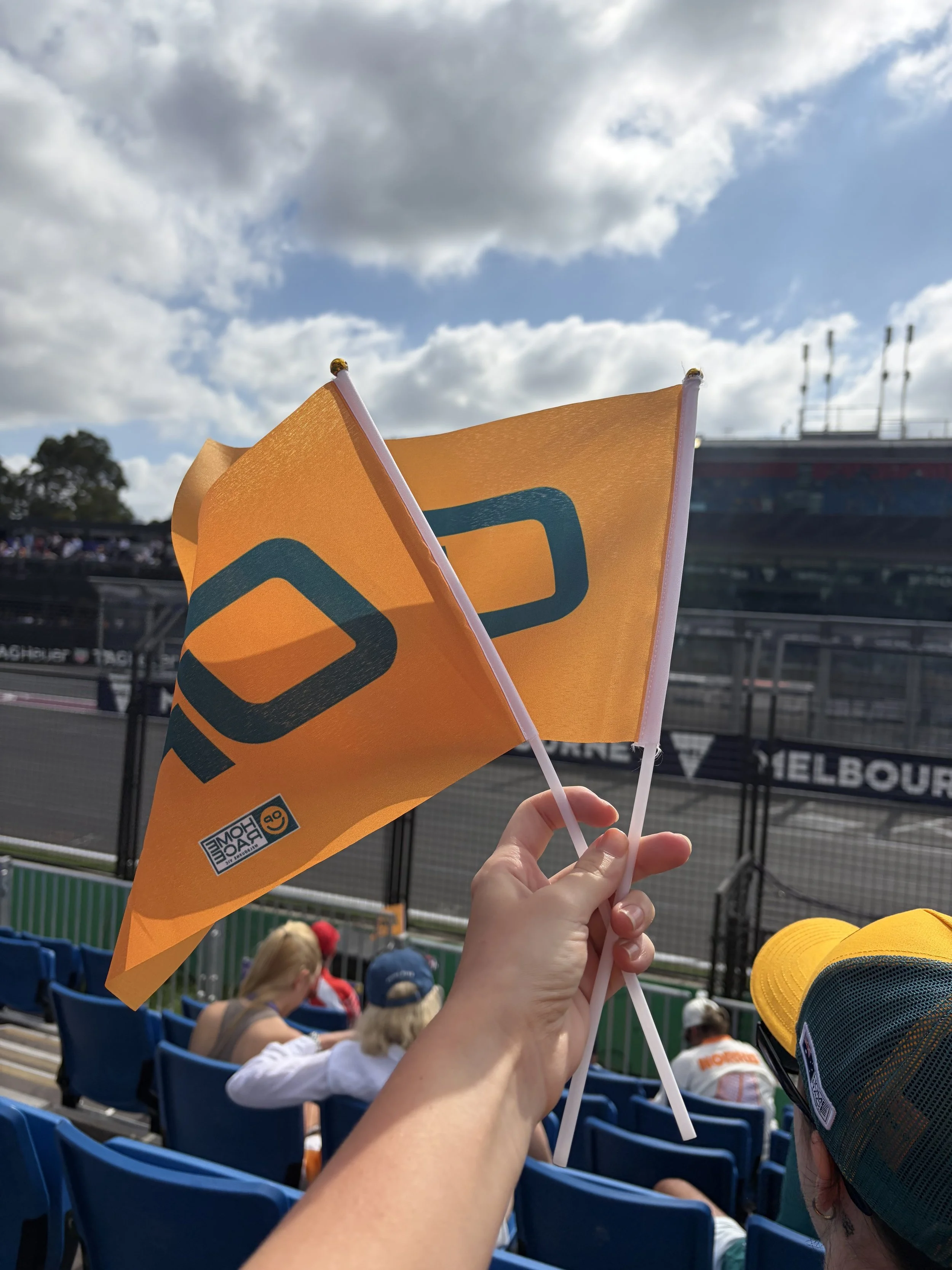 FROM THE PIASTRI STAND 