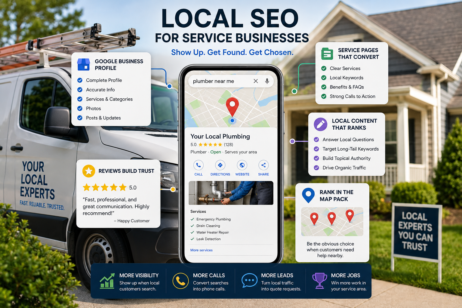Local SEO for Service Businesses: How to Rank When Customers Need Help Nearby