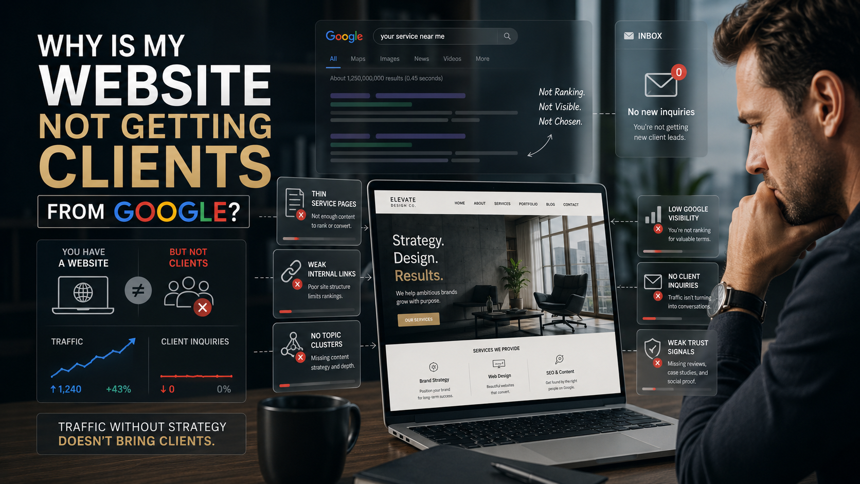 Why Is My Website Not Getting Clients From Google?