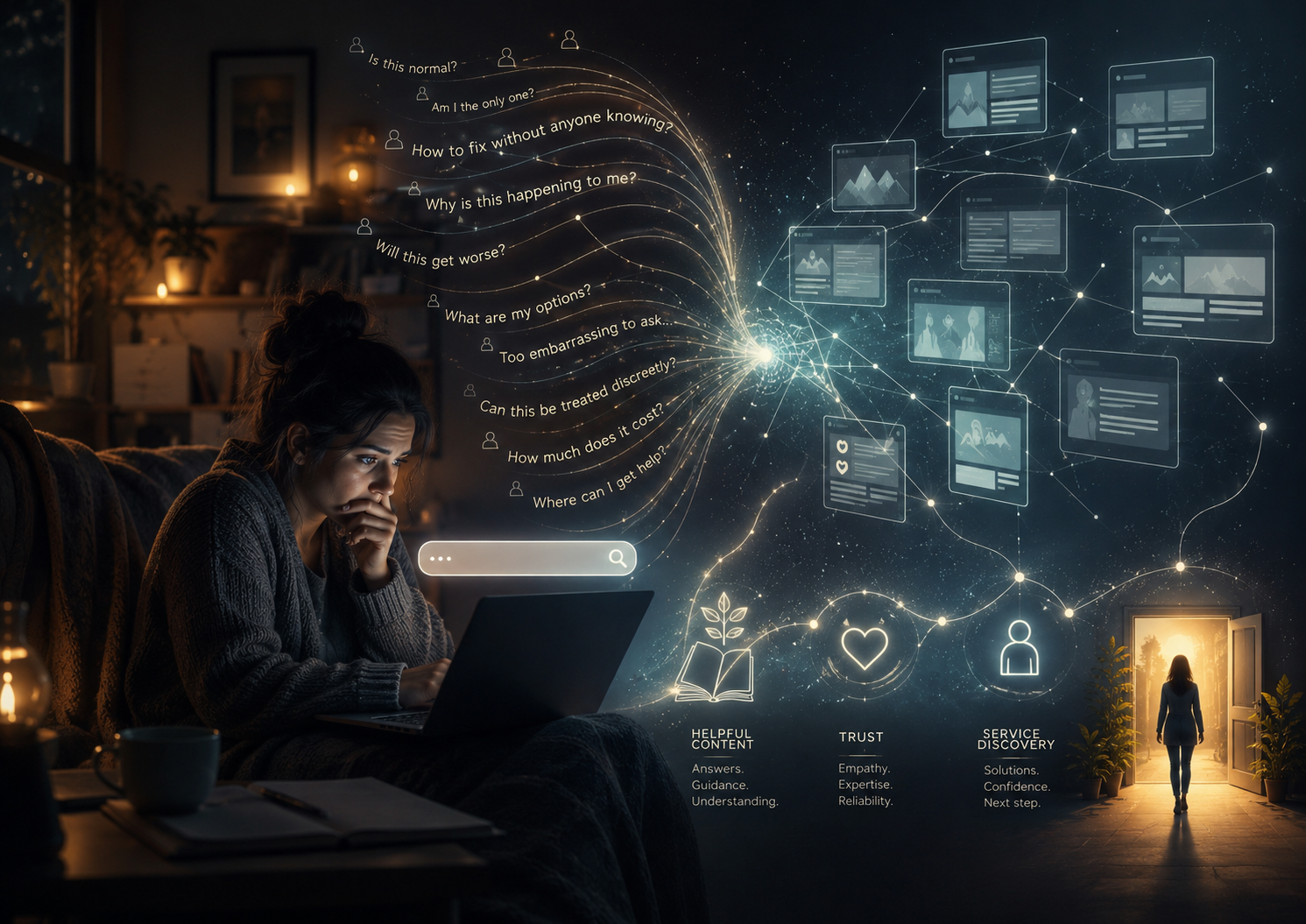 The Invisible Searcher: How to Rank for the Questions Clients Are Too Embarrassed to Type Clearly