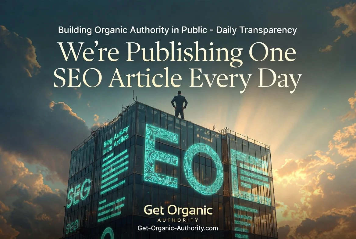 We're Publishing One SEO Article Every Day — Here's the Raw, Unfiltered Truth About What We're Doing on Get-Organic-Authority.com