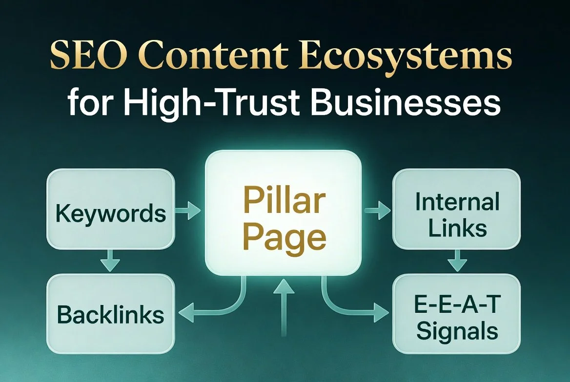 SEO Content Ecosystems for High-Trust Businesses