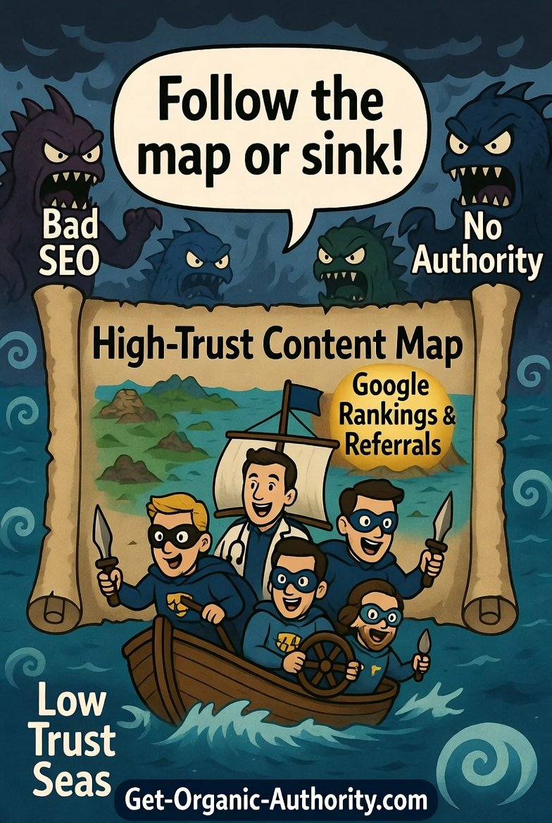 The High-Trust Website Content Map: What Lawyers, Doctors, and Therapists Actually Need on Their Site