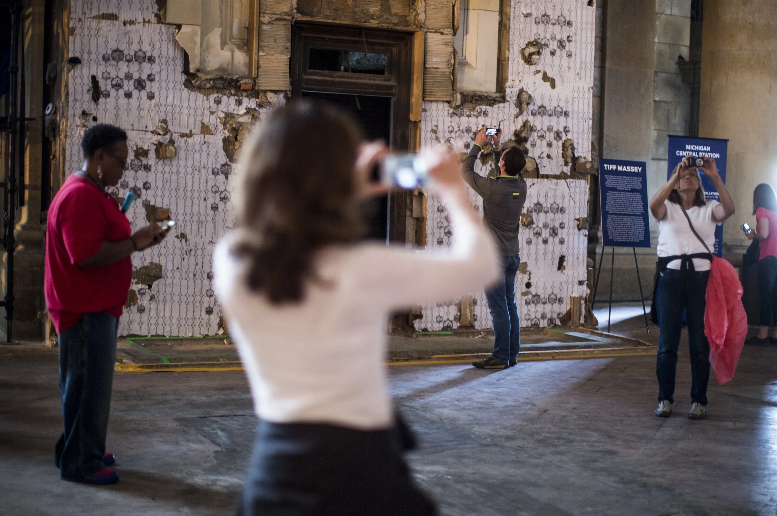  A collection of candid, editorial and documentary photography showcasing the work and revitalization of Michigan Central Station by Ford Motor Co. in Detroit, Michigan. Documented by Michigan Photojournalist Charlotte Smith 