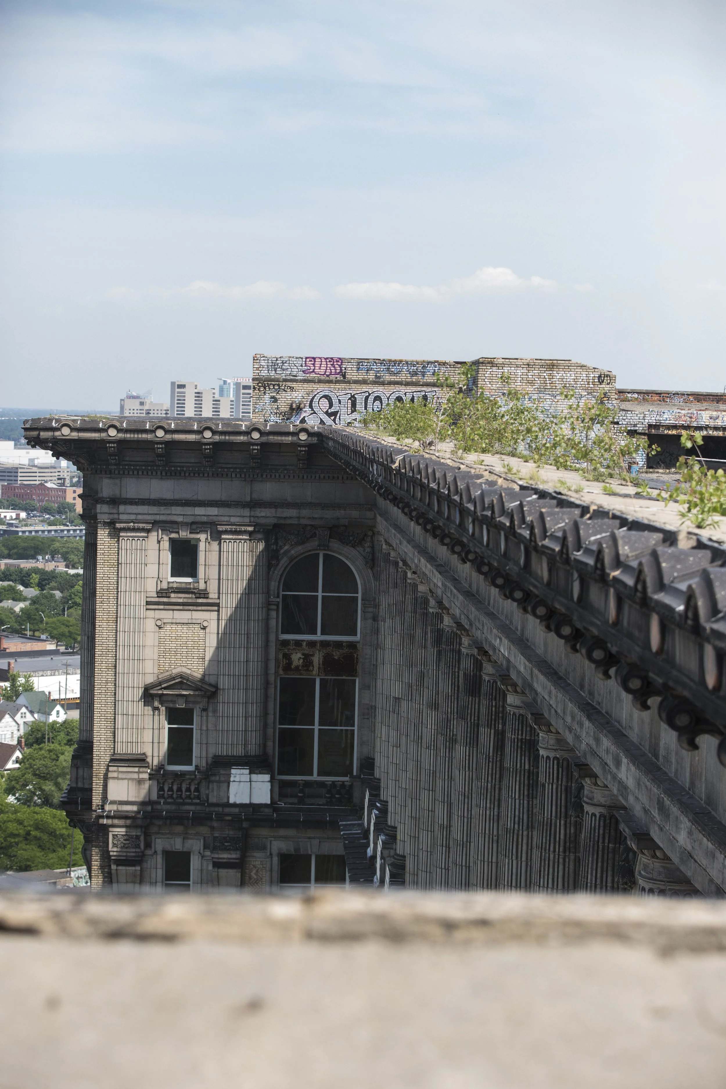  A collection of candid, editorial and documentary photography showcasing the work and revitalization of Michigan Central Station by Ford Motor Co. in Detroit, Michigan. Documented by Michigan Photojournalist Charlotte Smith 