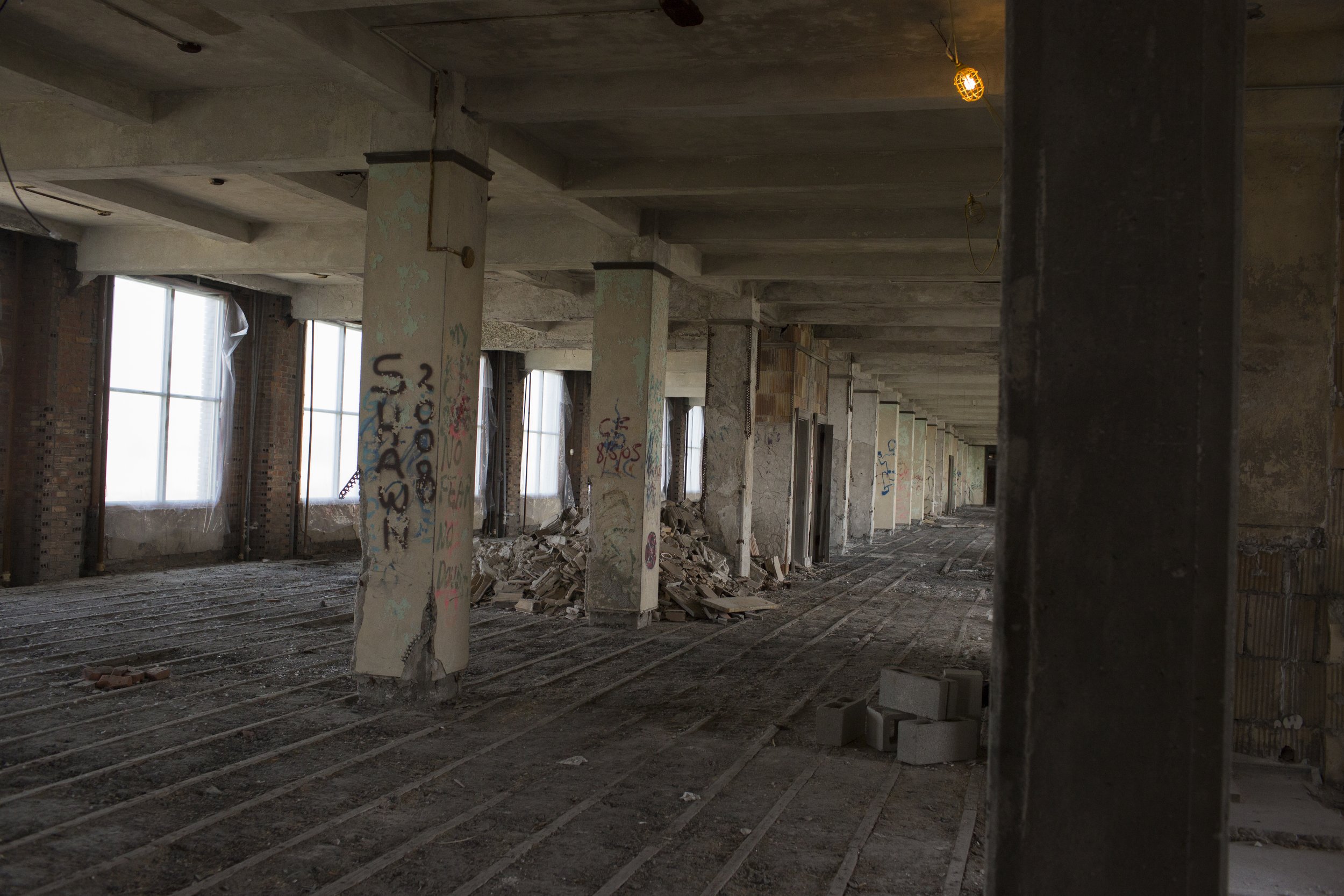  A collection of candid, editorial and documentary photography showcasing the work and revitalization of Michigan Central Station by Ford Motor Co. in Detroit, Michigan. Documented by Michigan Photojournalist Charlotte Smith 