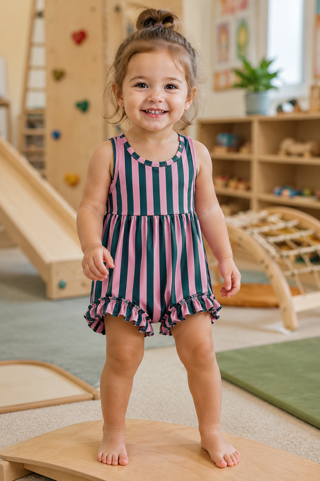 Rosy & Pine Romper
