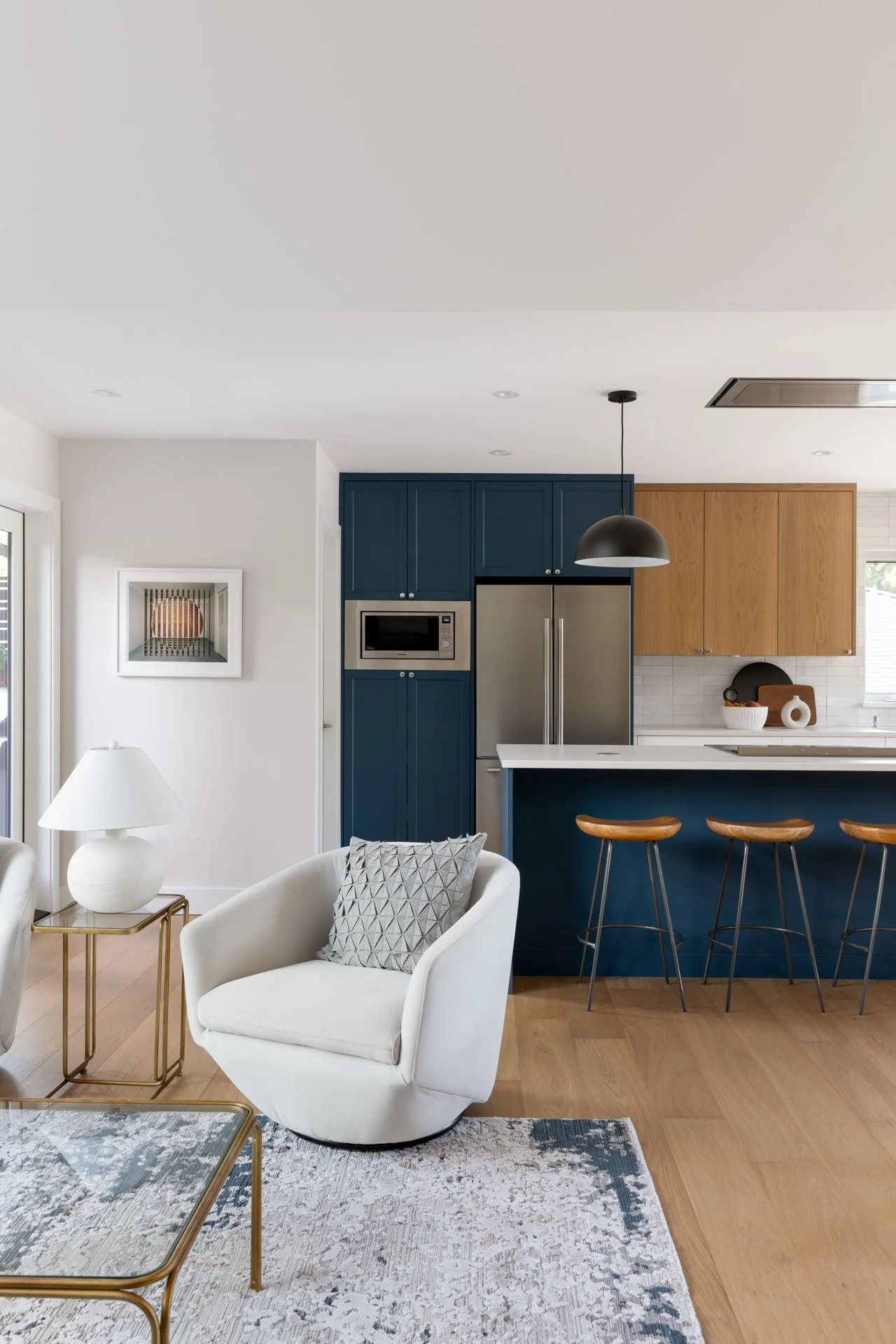 Interior photography of home renovation of NorthVanNetZero project on Greylynn Cres, North Vancouver, BC