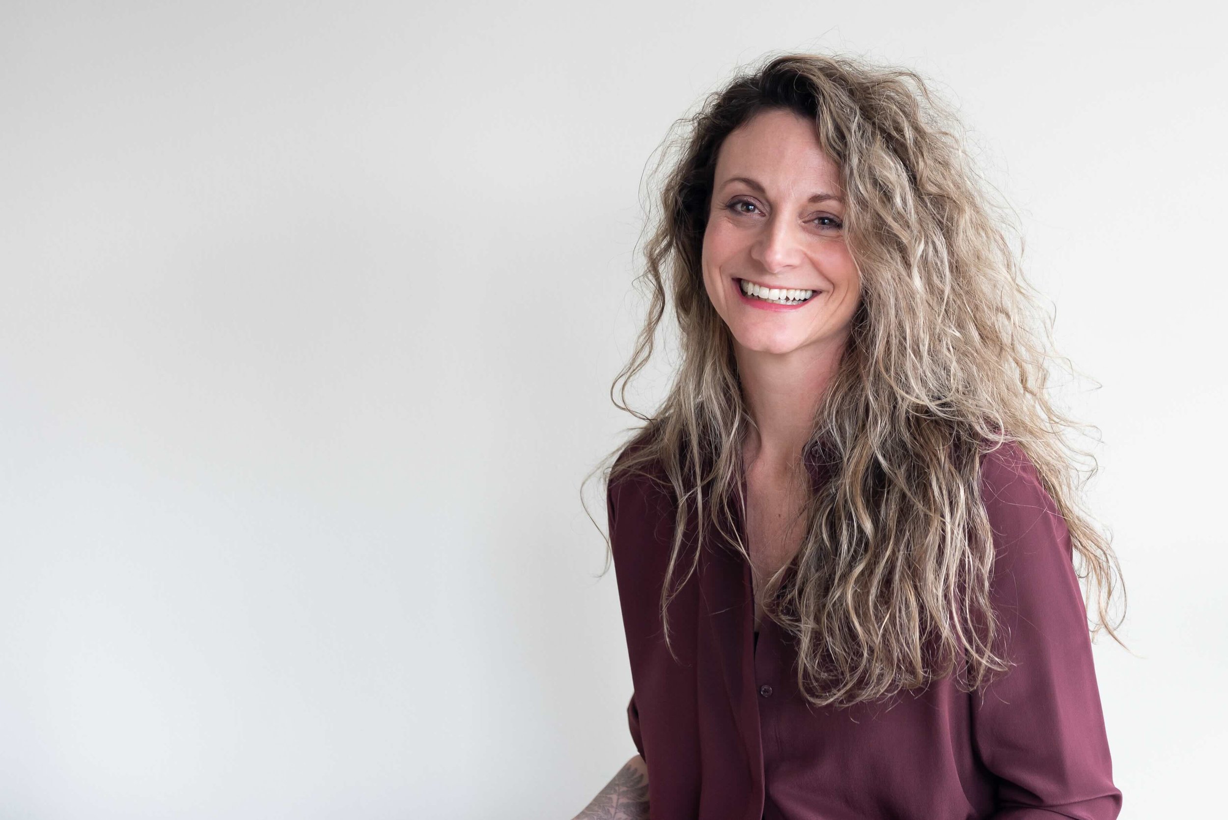 Barbara Tili headshot | Co founder of The White Space Company Photography Studio