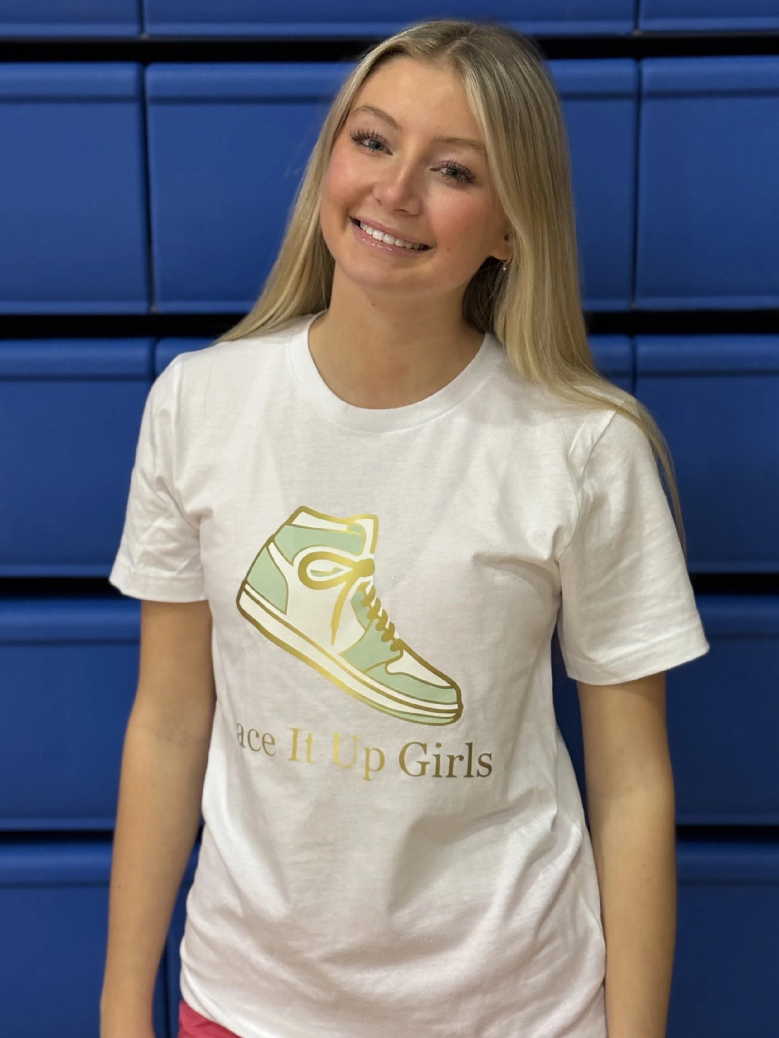 LACE IT UP TEE-WHITE