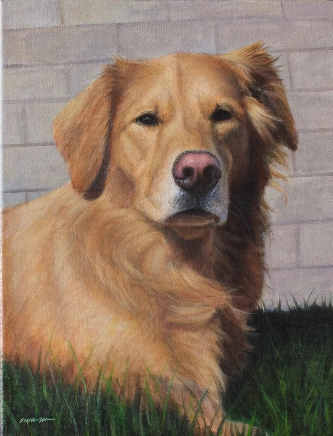 Golden Retriever Painting