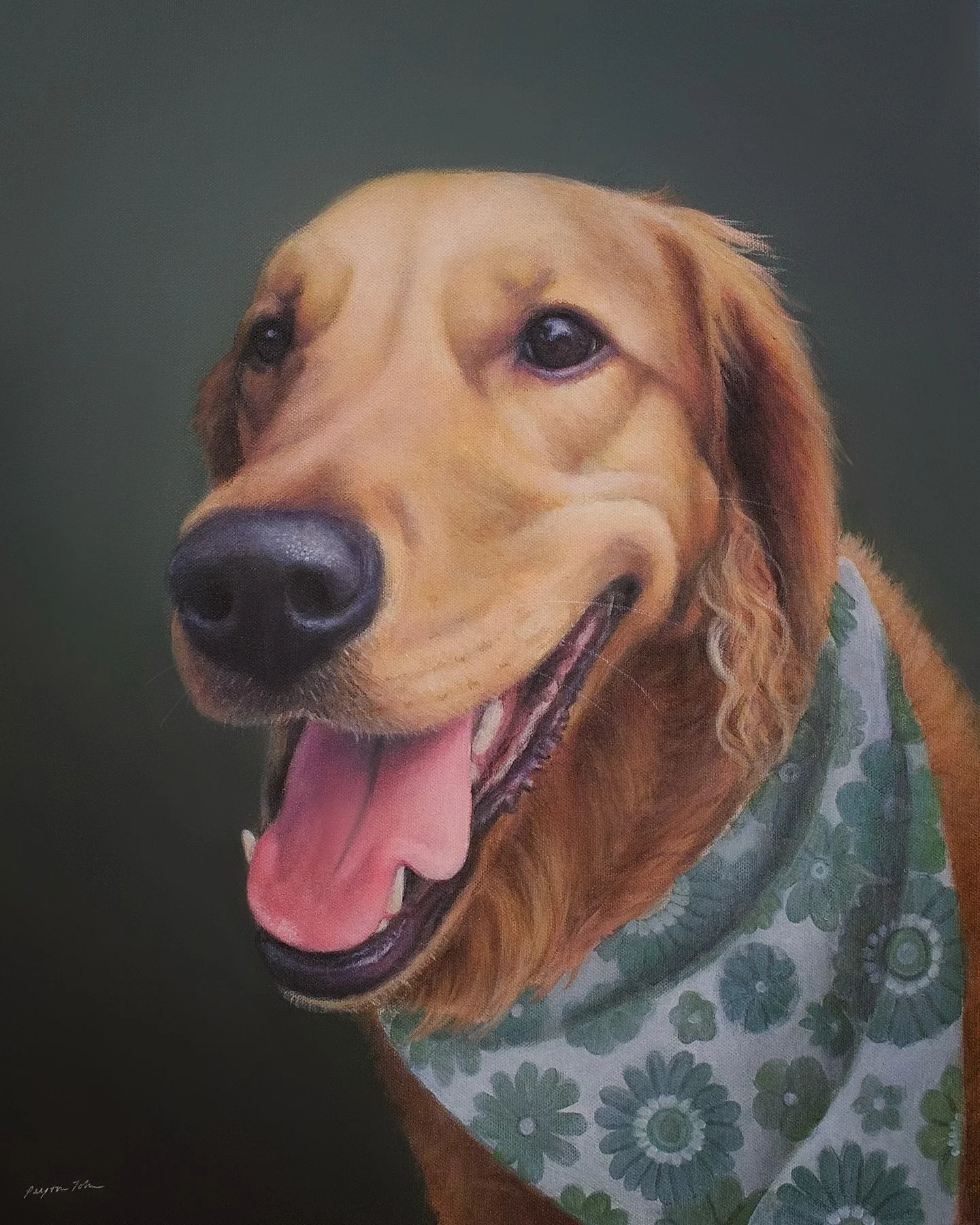 Leia 🐶 16x20&rdquo; acrylic 🎨 

#painting #paint #acrylic #realism #artwork #art #artist #knoxvilleart #portrait
#petportrait #petpainting #commission #dogpainting #goldenretriever #custompetportrait