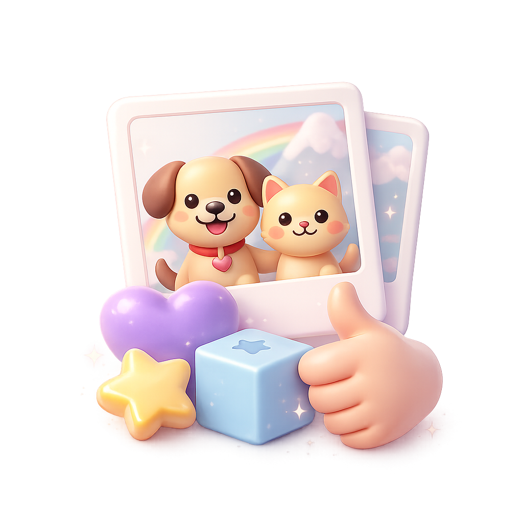 Hand molded bendy orange candle stick with purple flat sphere bottom