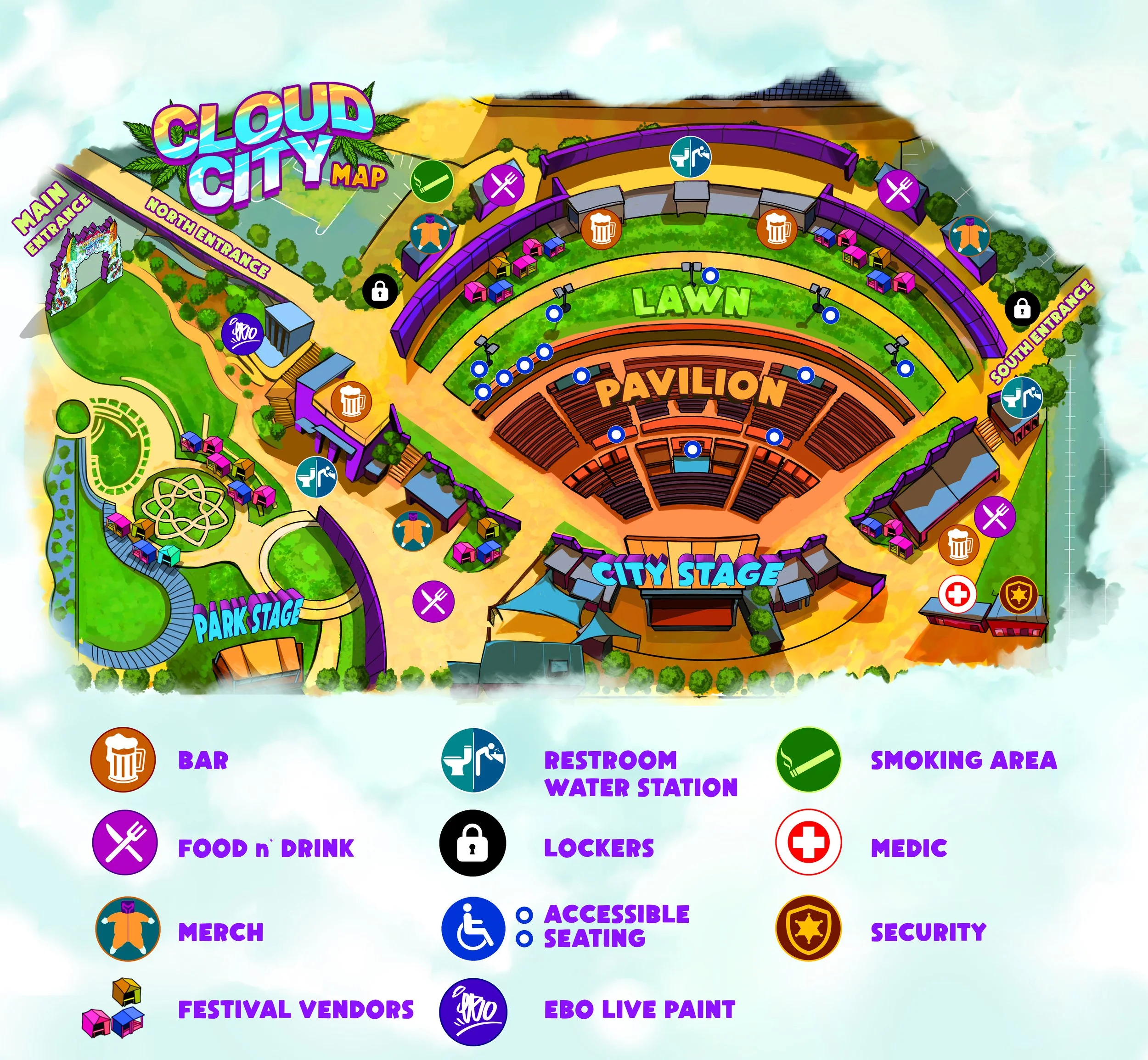 Cloud City Map