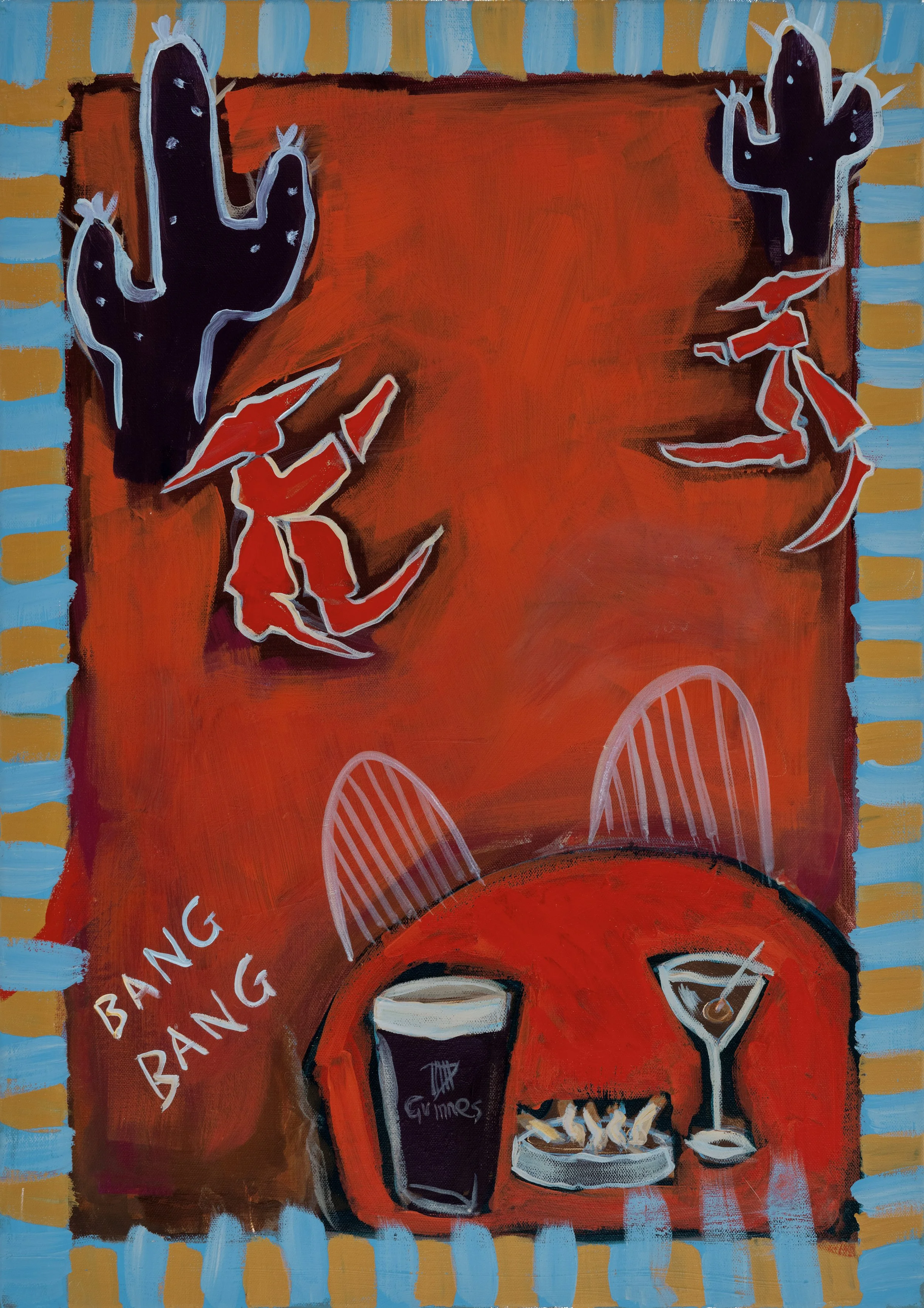While the pint settles