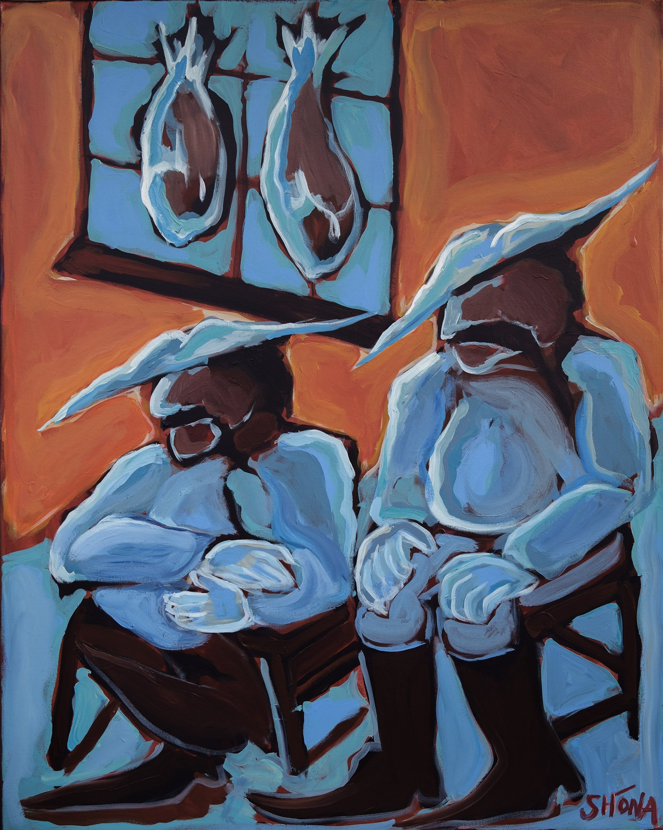 'Muchachos' 100x80cm - available