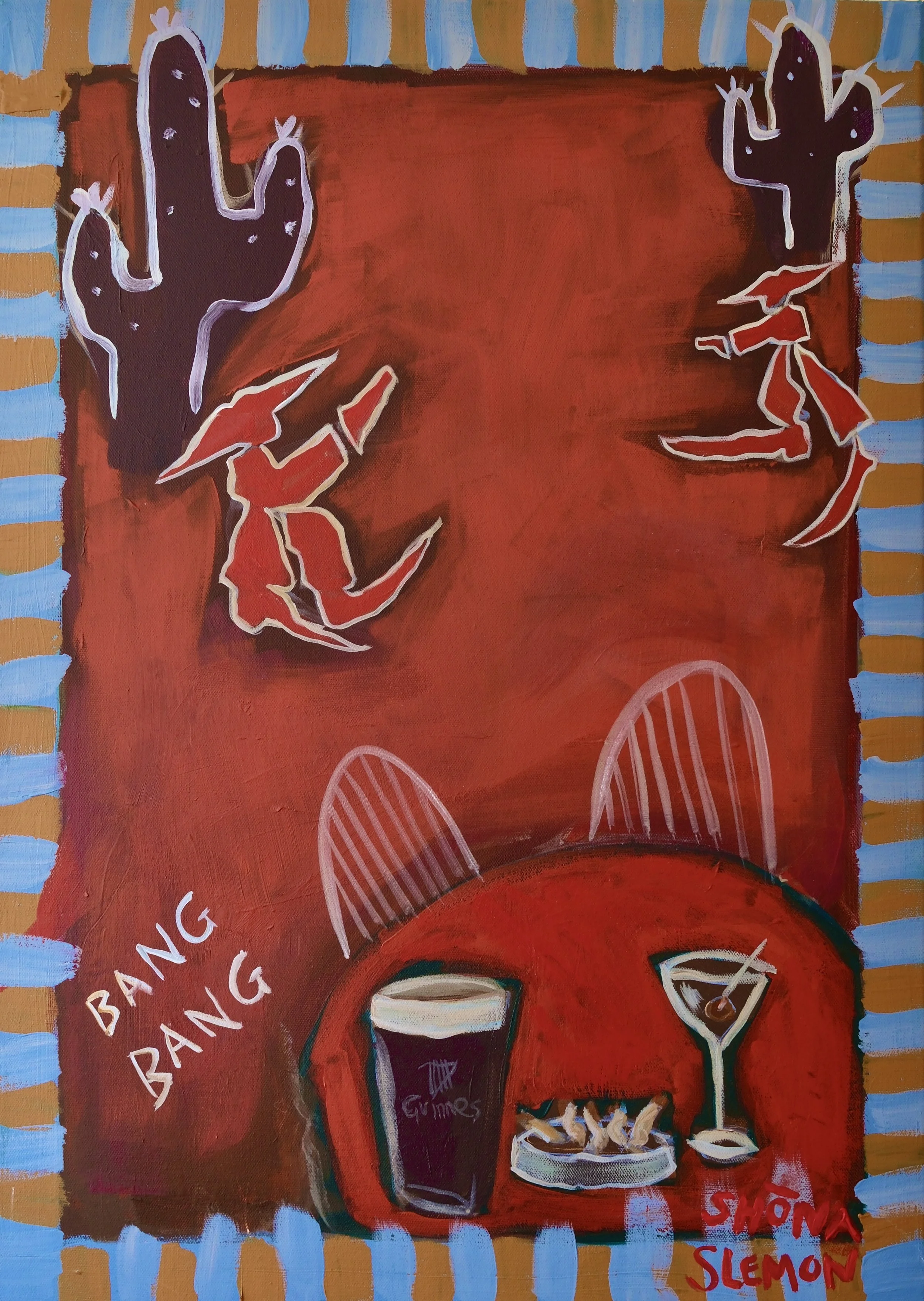 'While the pint settles'
Acrylic on canvas, 50 x 70 cm - AVAILABLE
Giclée on archival fine art paper available
Signed & numbered with CoA (A4 / A2/ A1)