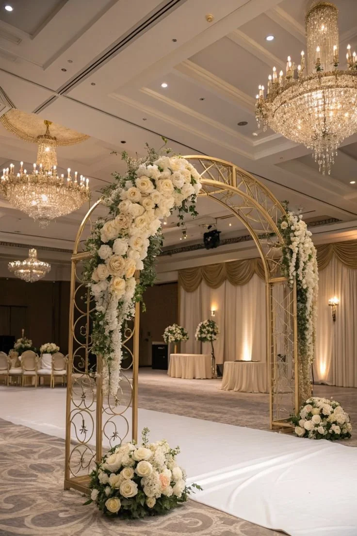 Gold Wedding Arch That Saves $2000+ on Florals!.jpeg