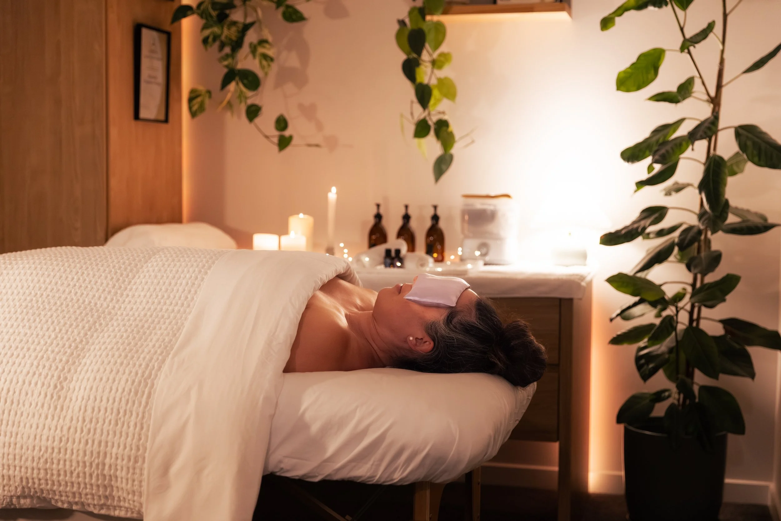 Massage therapy treatment at New Moon Wellness Christchurch