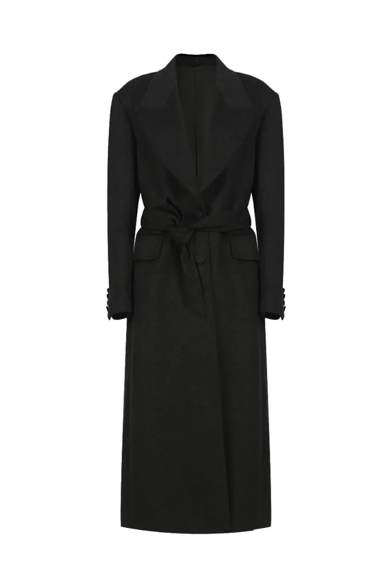 90%Wool10%Cashmere - Black