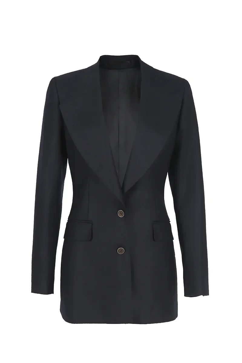 100%Wool - Dark Blue