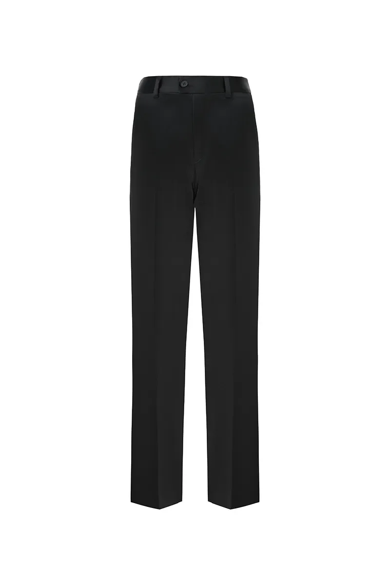 Black Classic Tailored Trousers