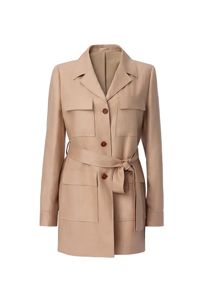 75%Tencel25%Linen - Tan