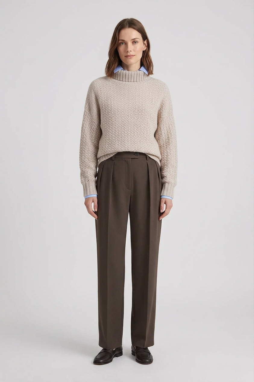 Sabine Coarse-spun Cashmere Jumper