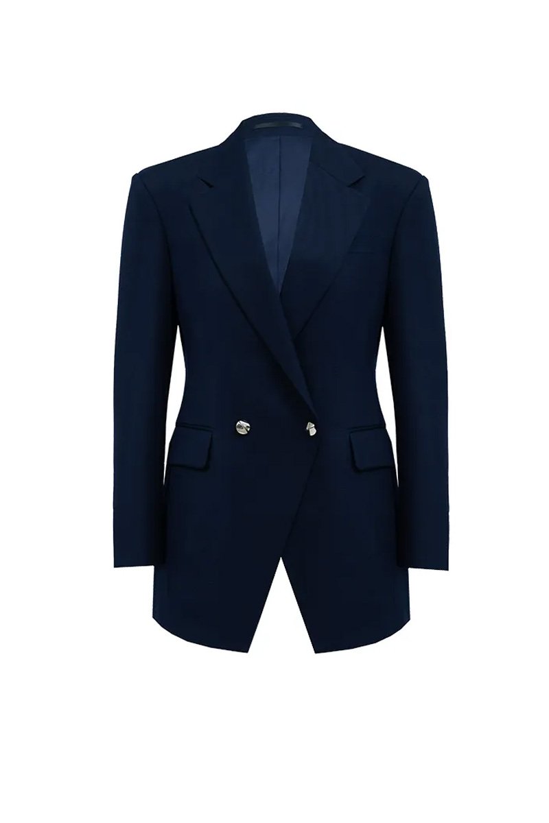 100%Wool - Dark Blue