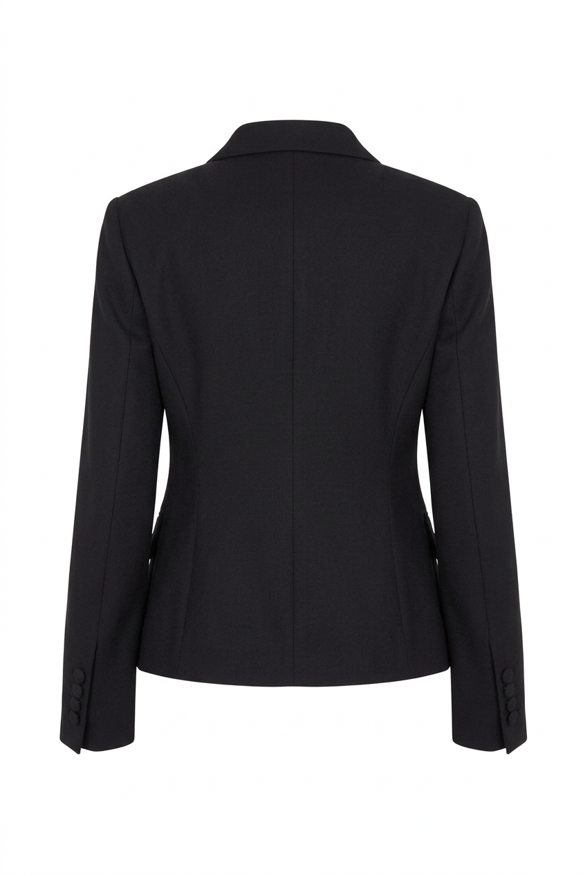 Firefly_Gemini Flash_make jacket black and fabric black plain no pattern makE THE BITTONS FABRIC MATERIAL  153853.png