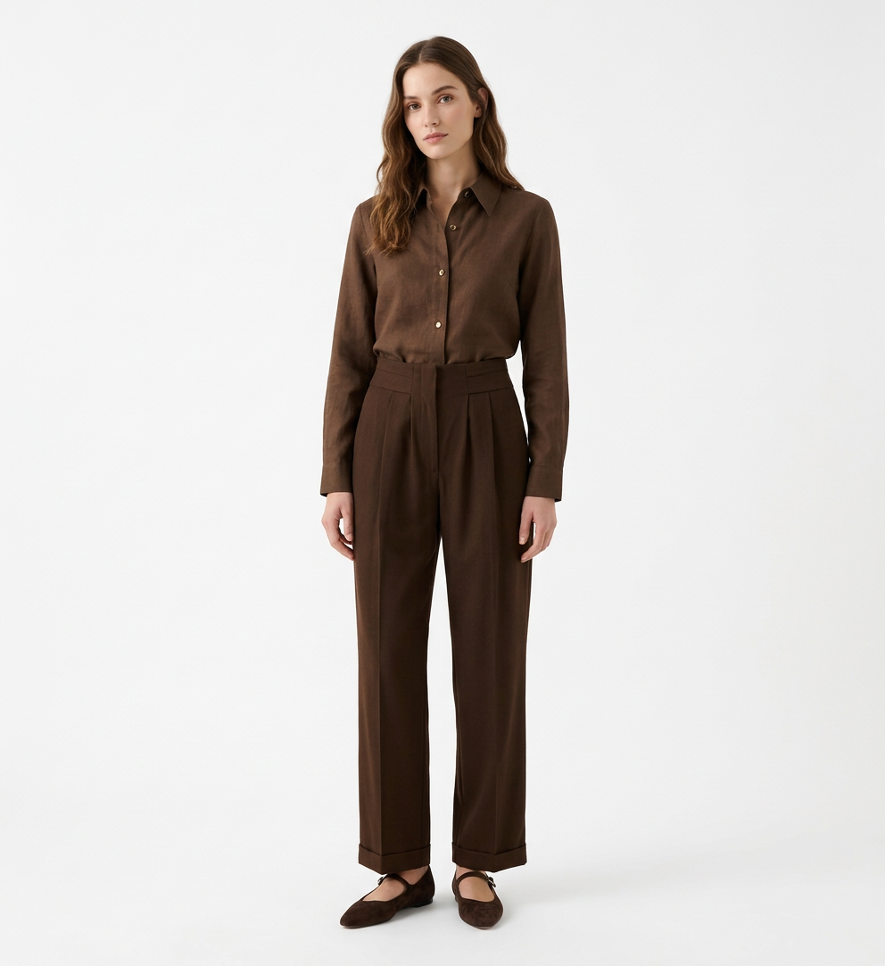 Firefly_Gemini Flash_ADD TROUSER, SHIRT AND SHOES TO SLIM MODEL WITH BROWN SLIGHT WAVE LONG HAIR, WHITE BA 855617 (3).png