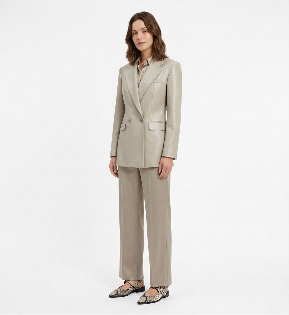 Josephine Wool/Silk Trouser