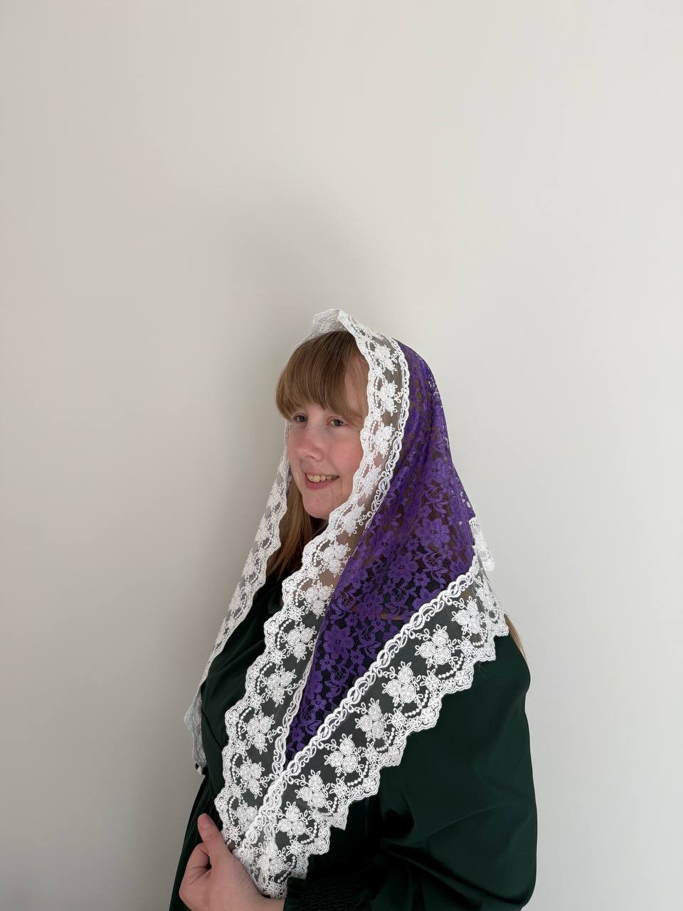 Veil of Forty Days Triangle Chapel Veil (Only one available)