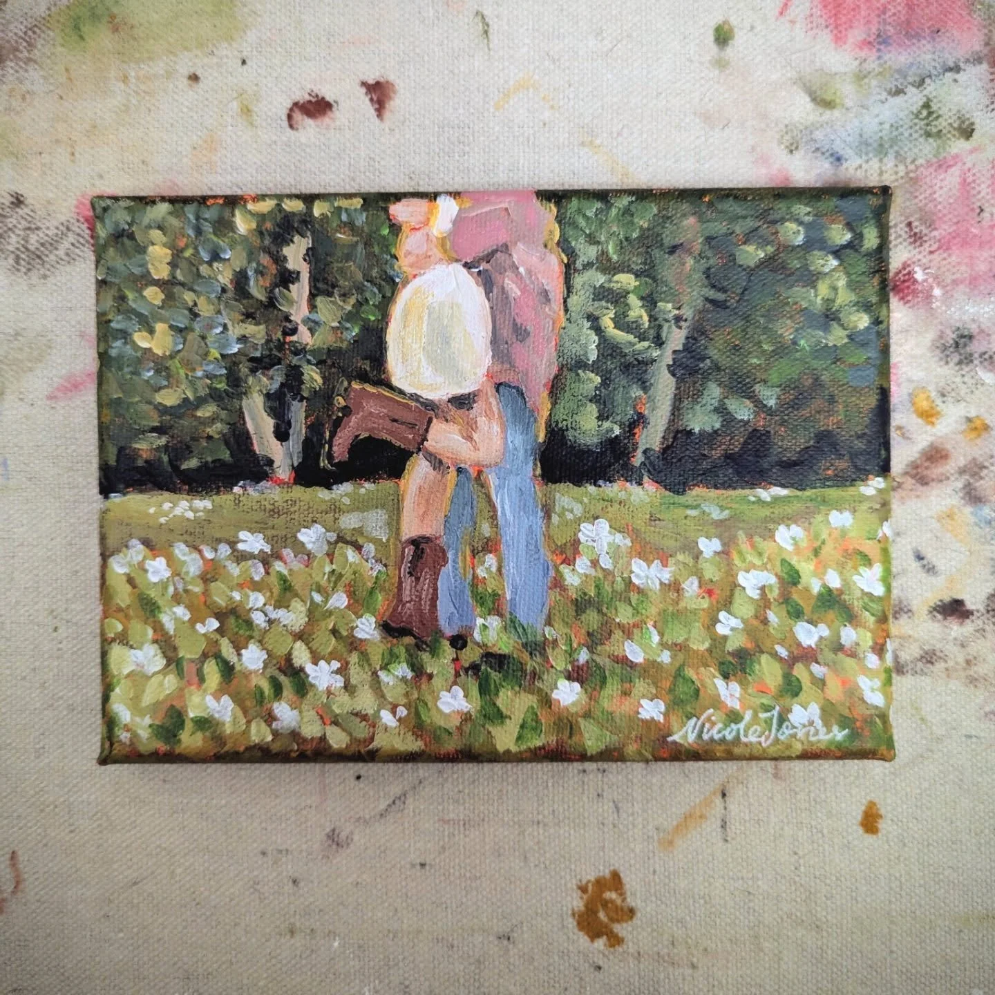 I'm all yours and you're all mine 🩷
Thankful God gave me you.

#ChristianArtist
#WesternArt
#CowboyLove
#FaithBasedArt
#CountryRomance