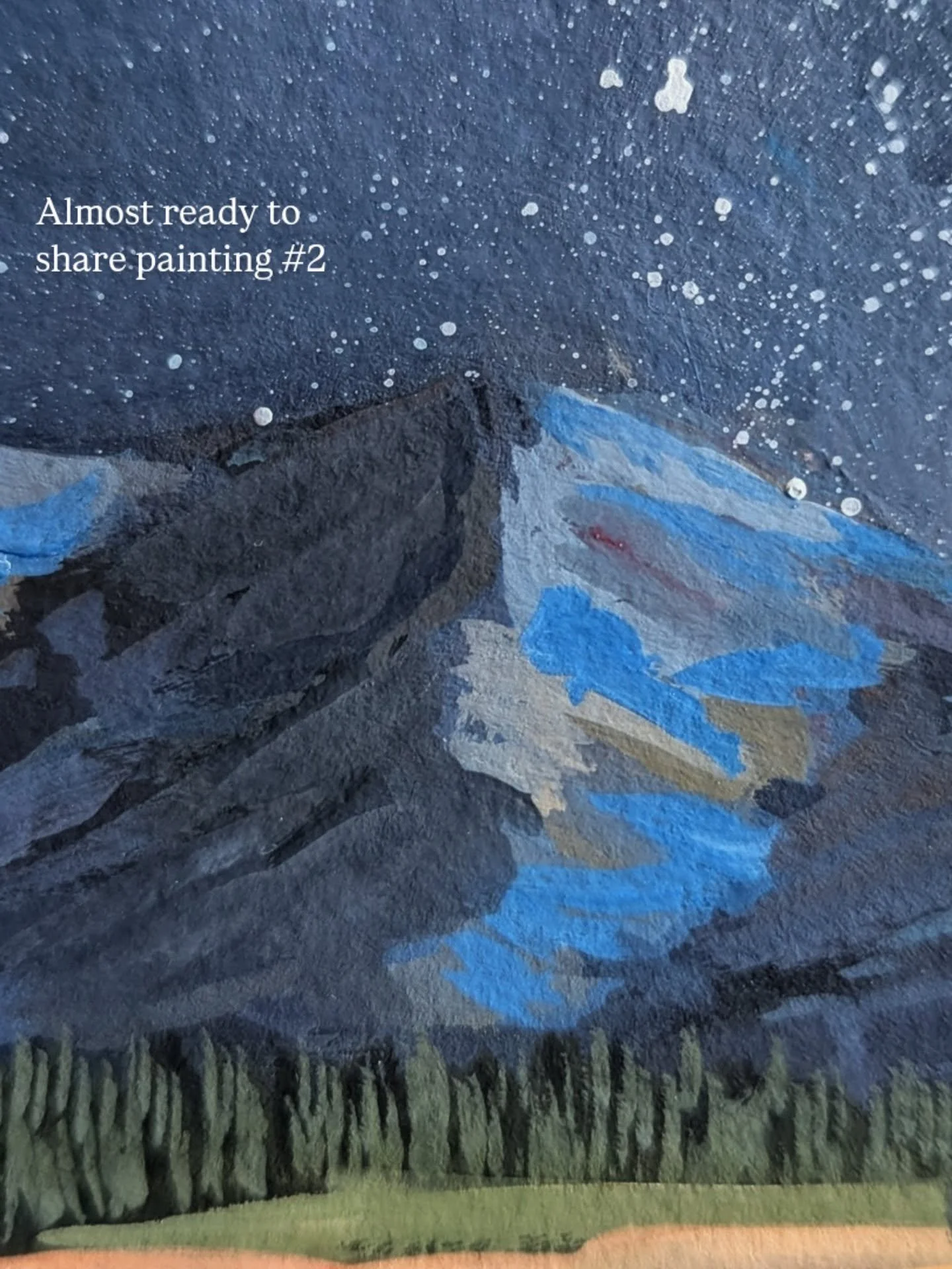 Another painting to add to my How Great Thou Art collection is almost ready to reveal. Adding the final touches as we speak! 🖌️

#Christianartist #artprocess #comingsoonart #FaithInspiredArt #sneakpeakart