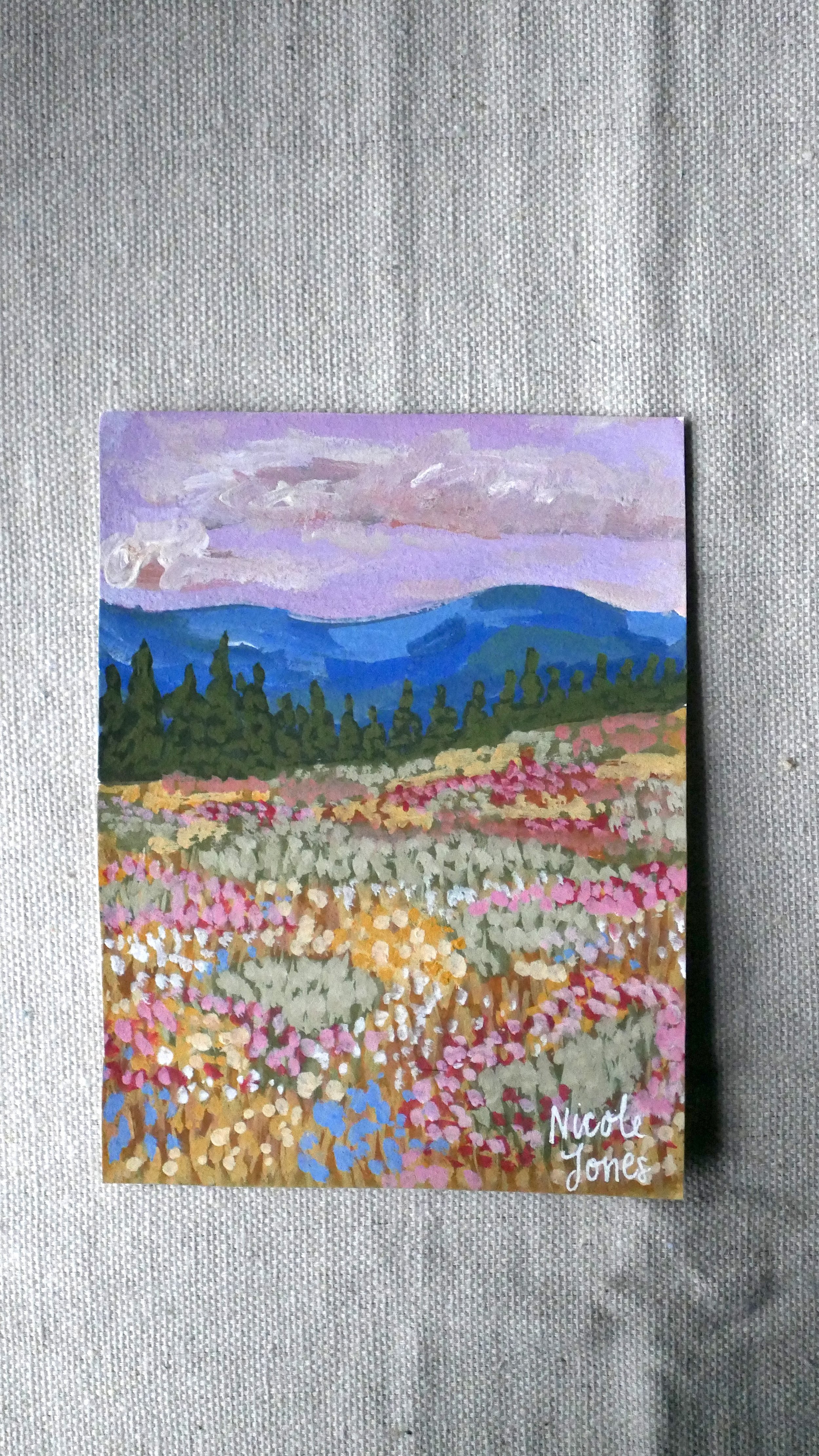 "Blue Ridge Sunset" Original Painting