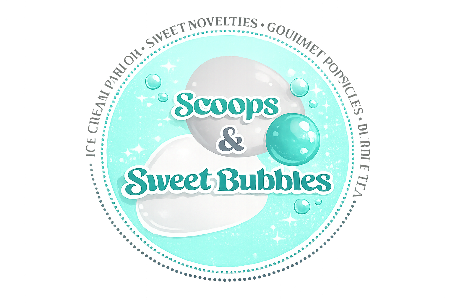 Scoops and sweet Bubbles