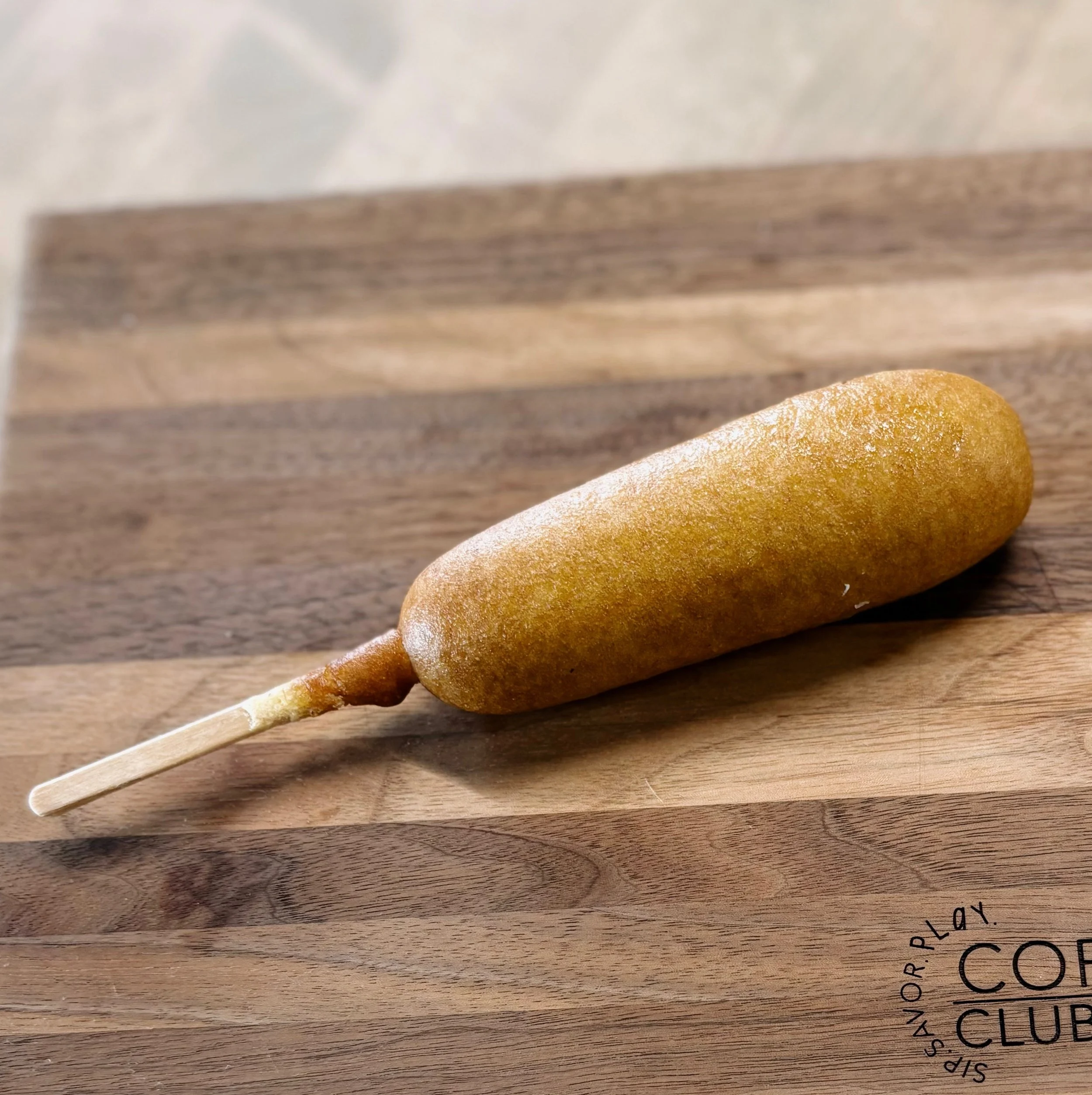 Jumbo corn dog