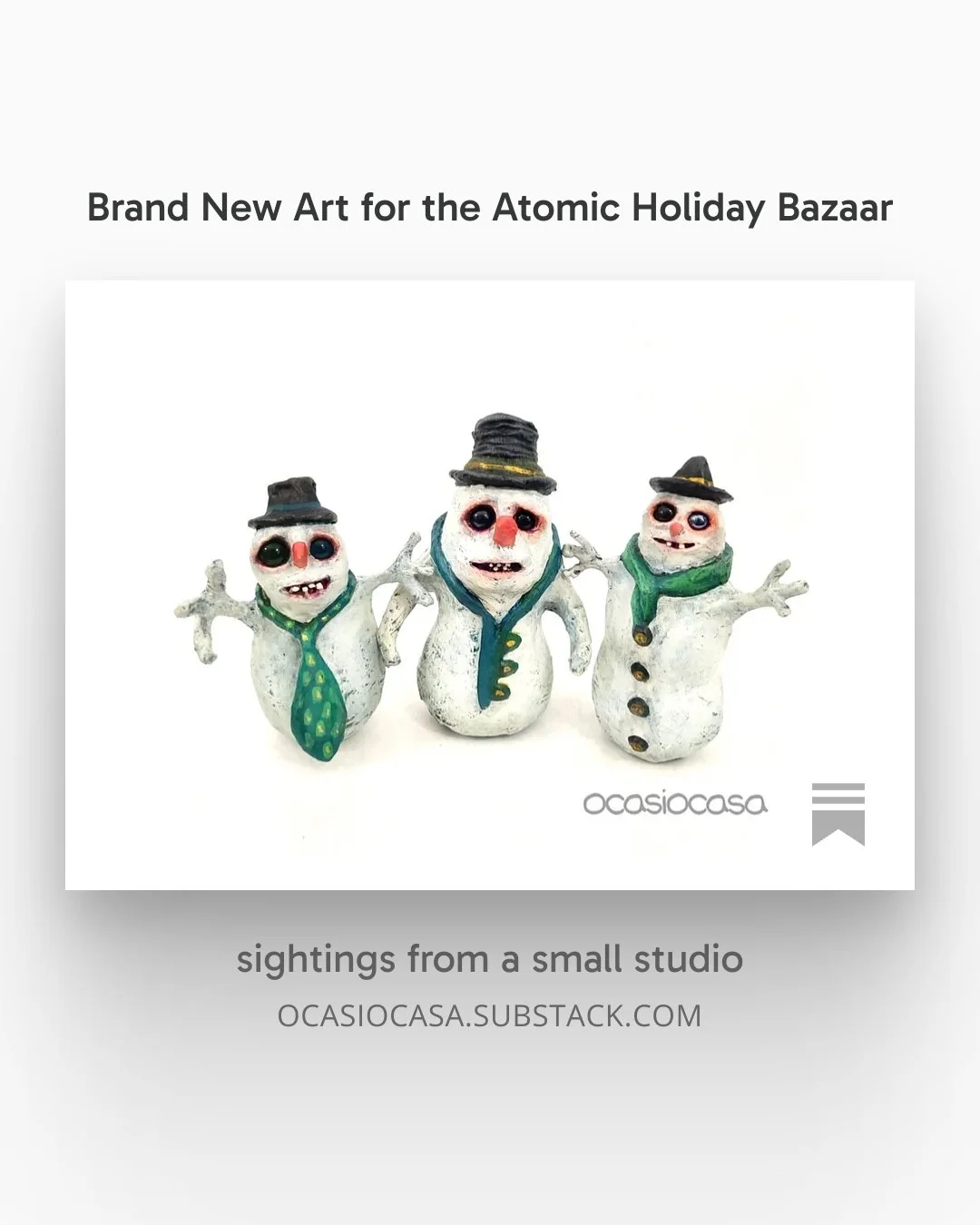 Brand New Art for the Atomic Holiday Bazaar