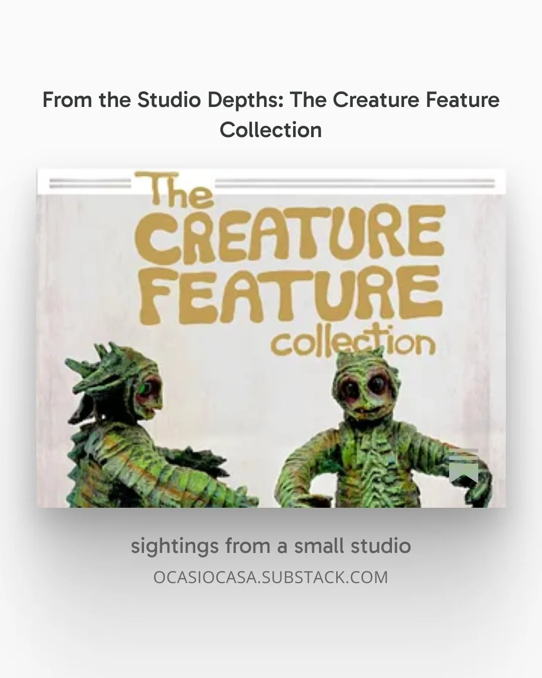 From the Studio Depths: The Creature Feature Collection