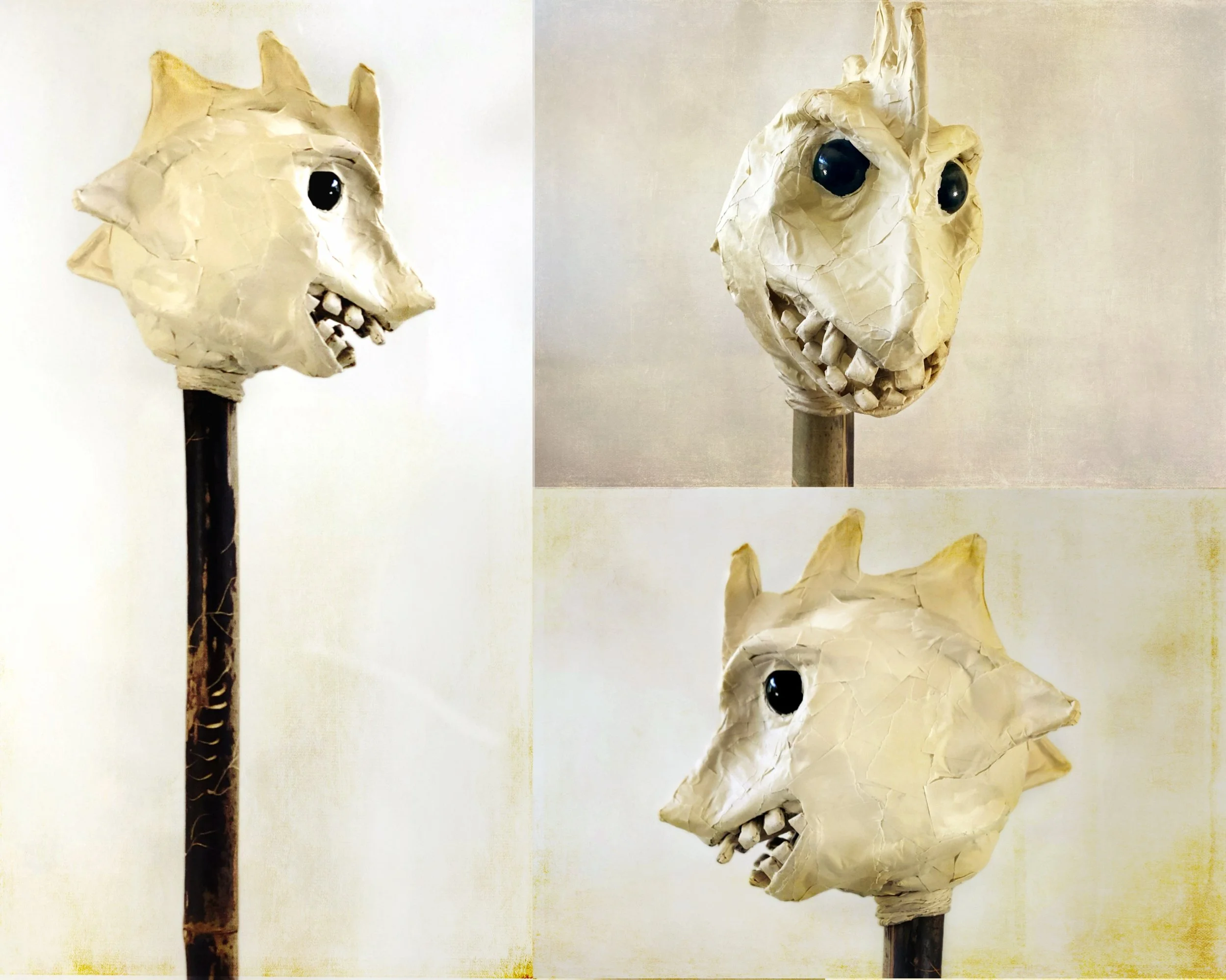 Dragon Head Walking Stick - Sculpting with Jeff Ocasio