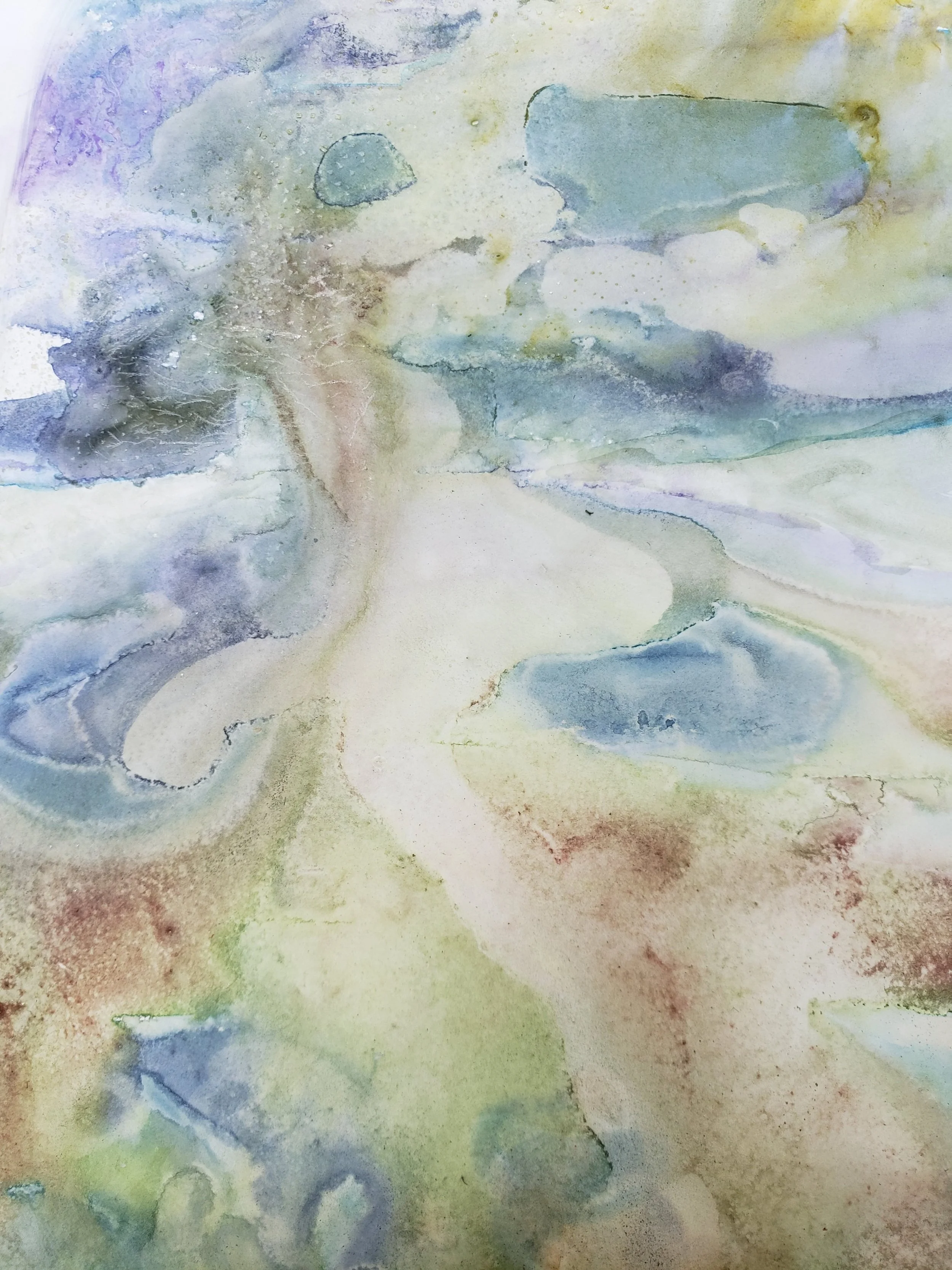 Abstract on Yupo - prints on request