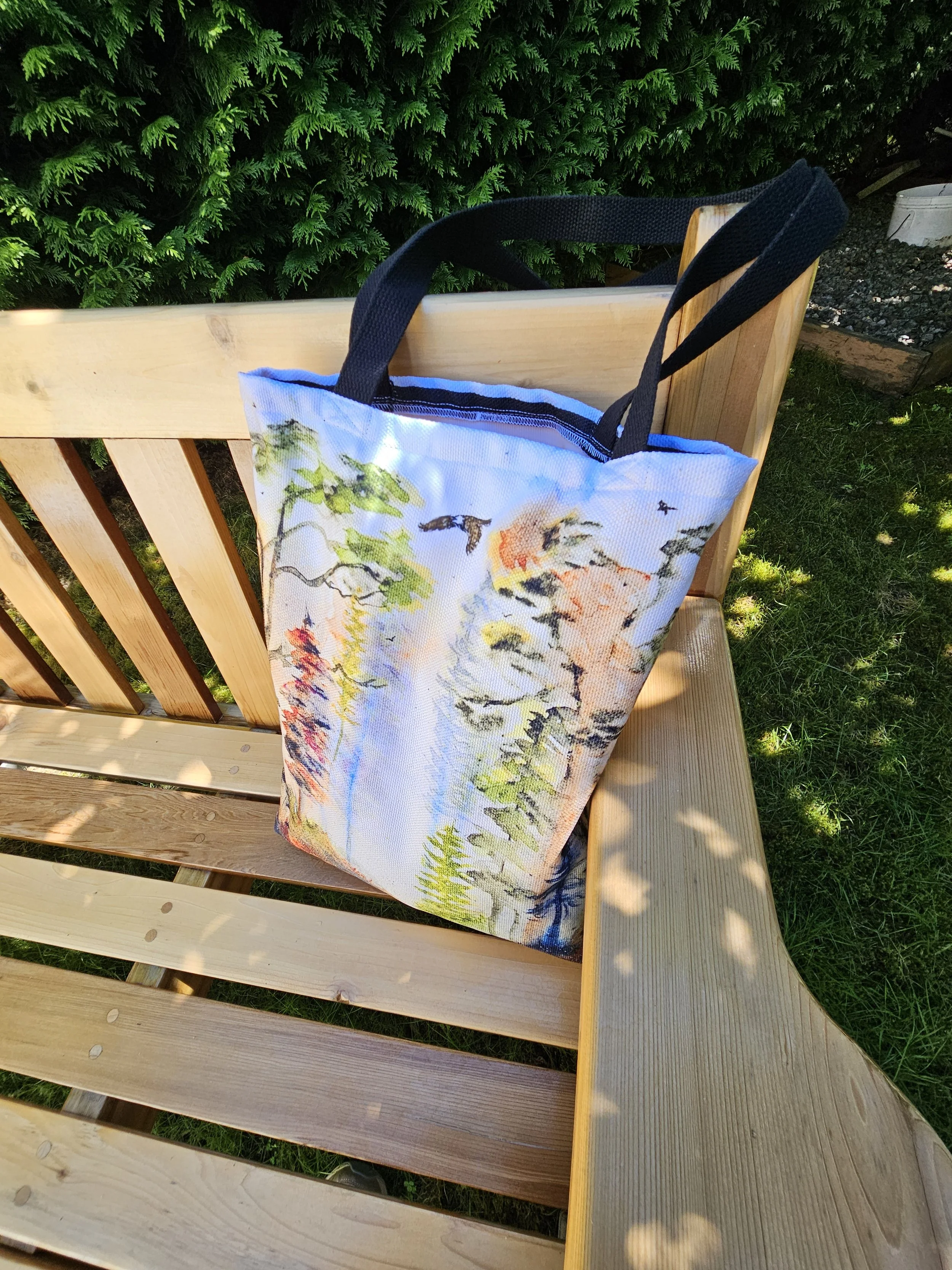 Flying Home (small tote bag)