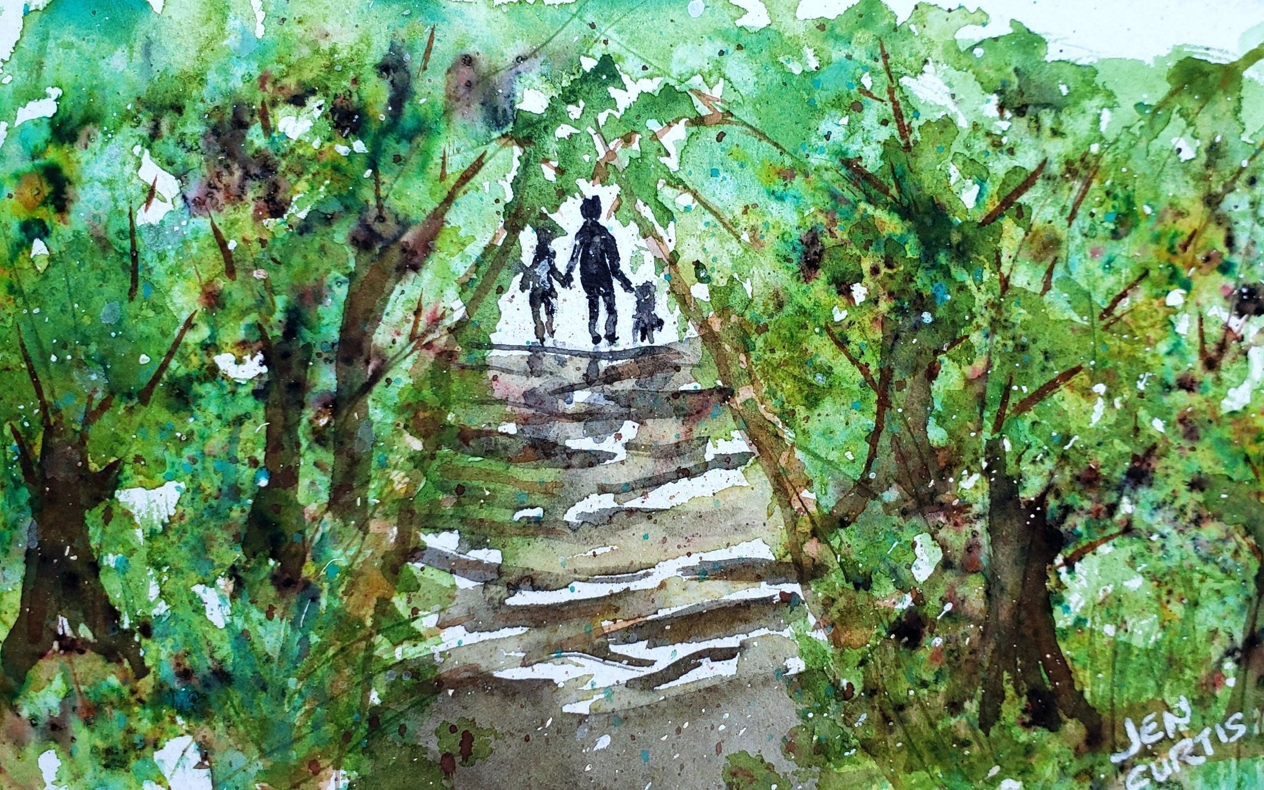 Come Walk with Me - prints available - small size