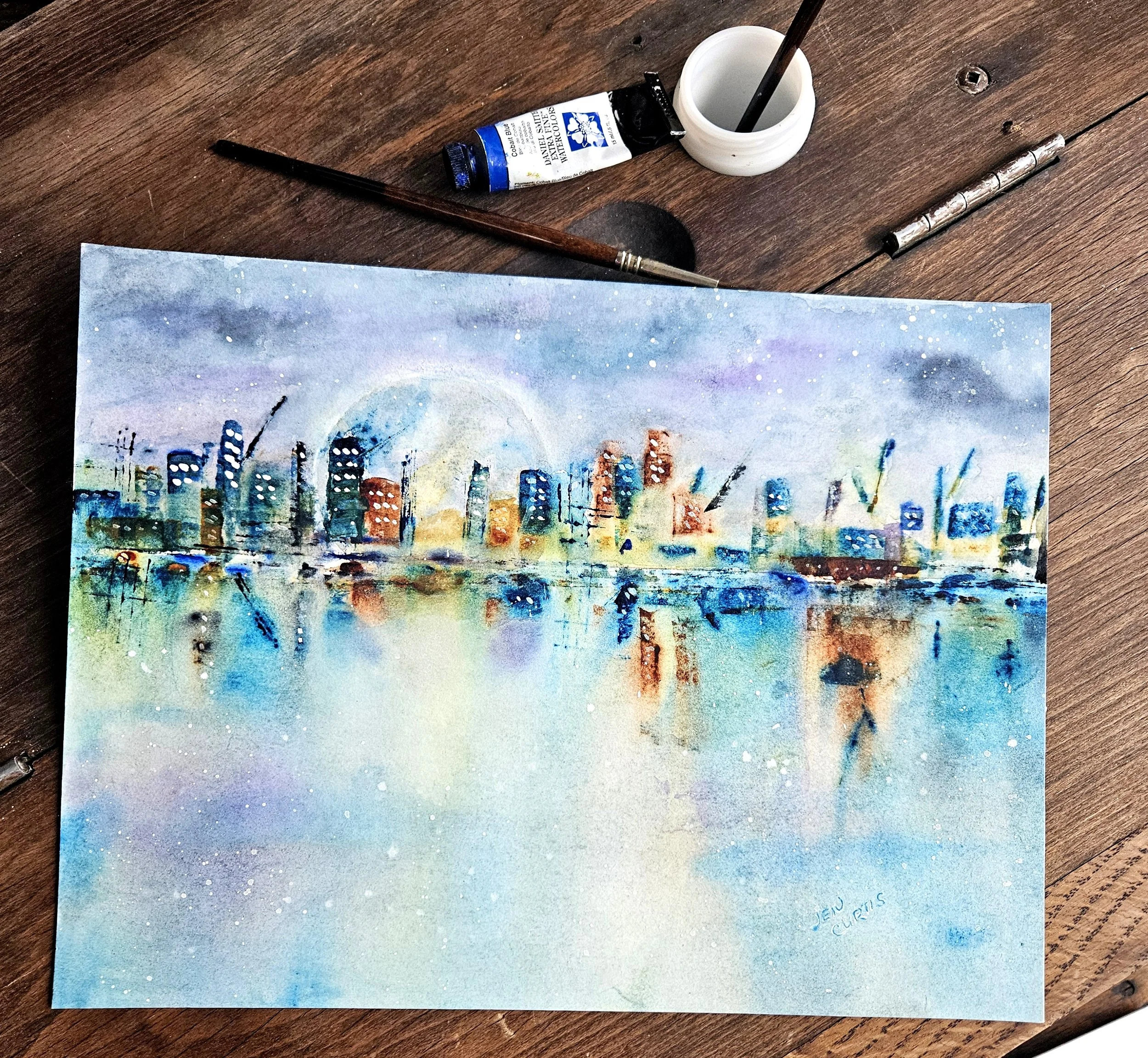 Moon and the City - prints available