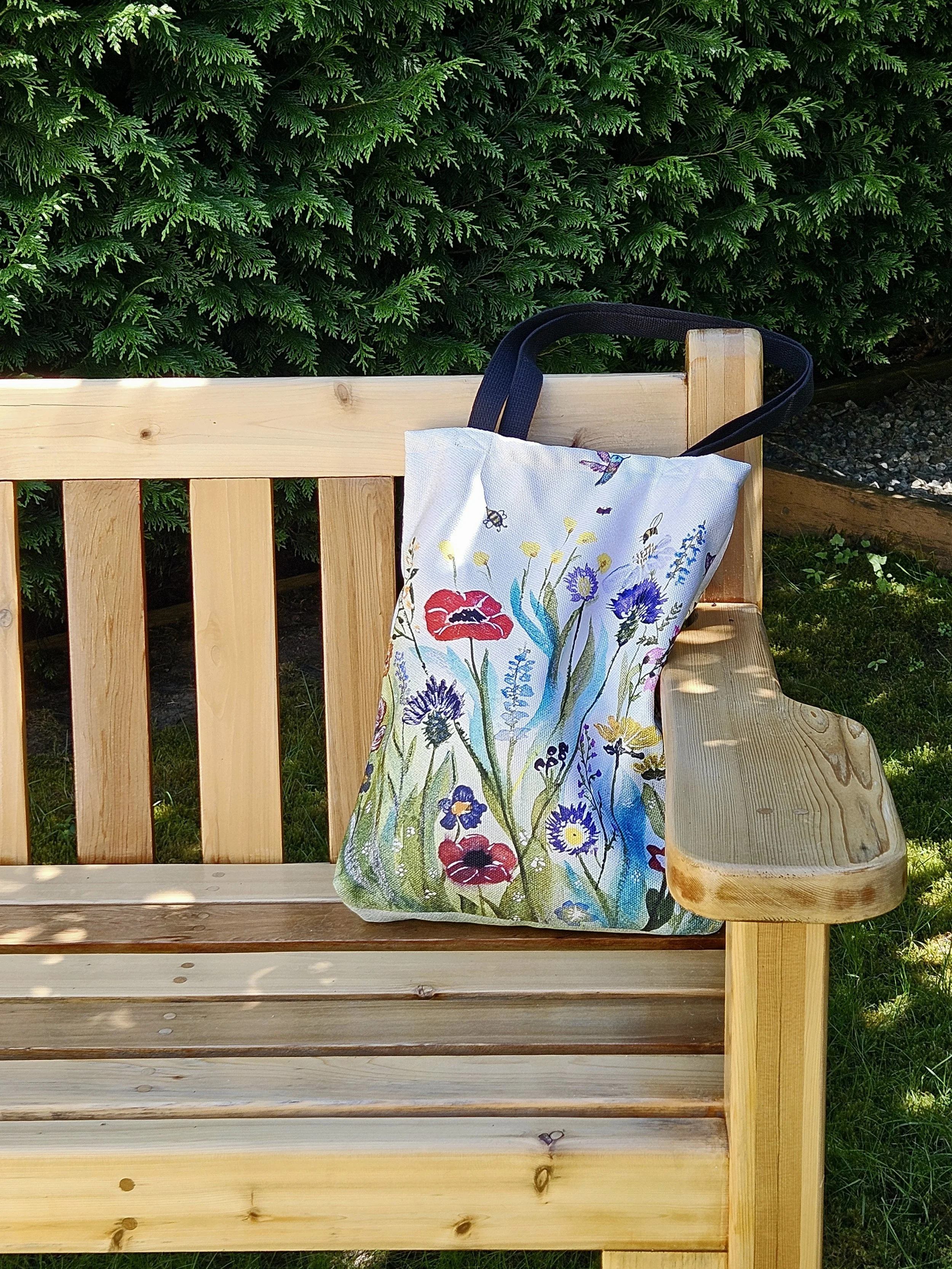 Spring Garden (small tote bag)