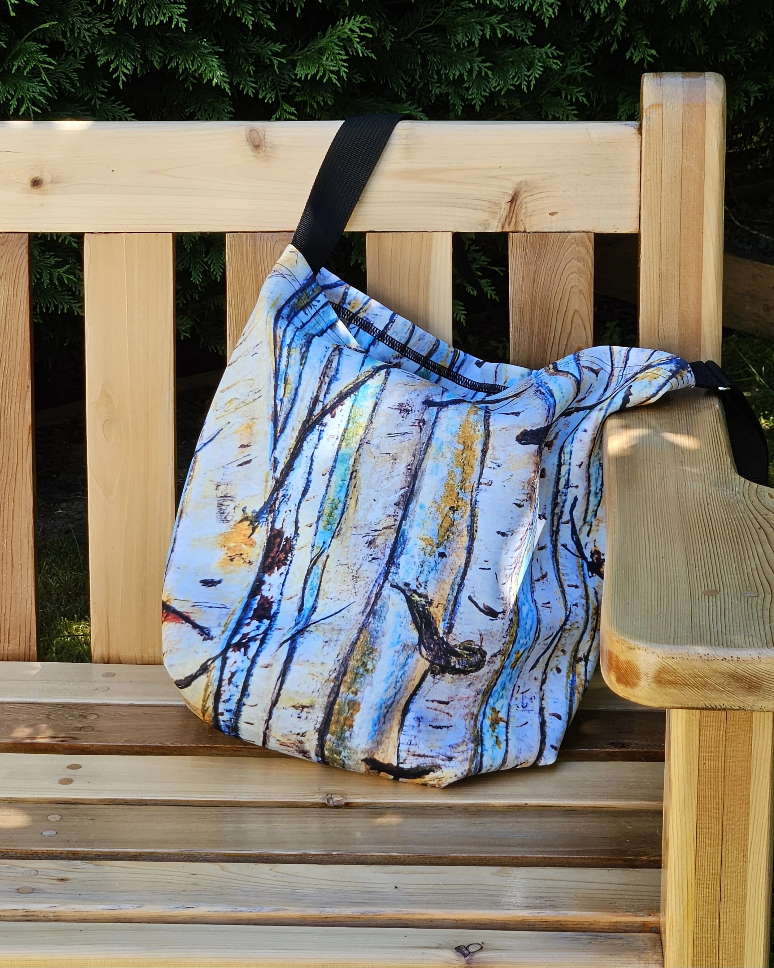 White Birches (Stretchy totebag)